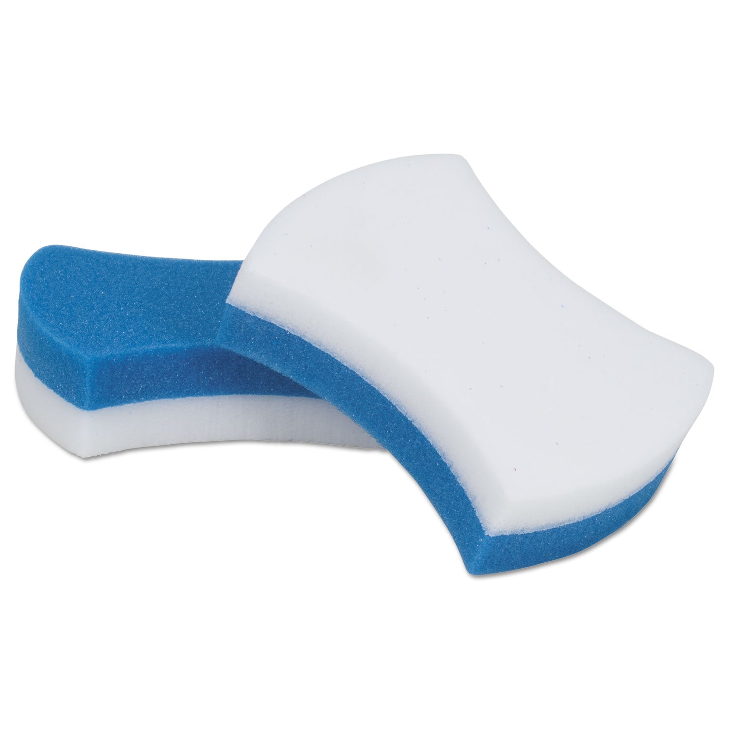 Scotch-Brite™ PROFESSIONAL Easy Erasing Pad 4004, 2.8 X 4.5 X 1.2, Blue/white, 12/carton