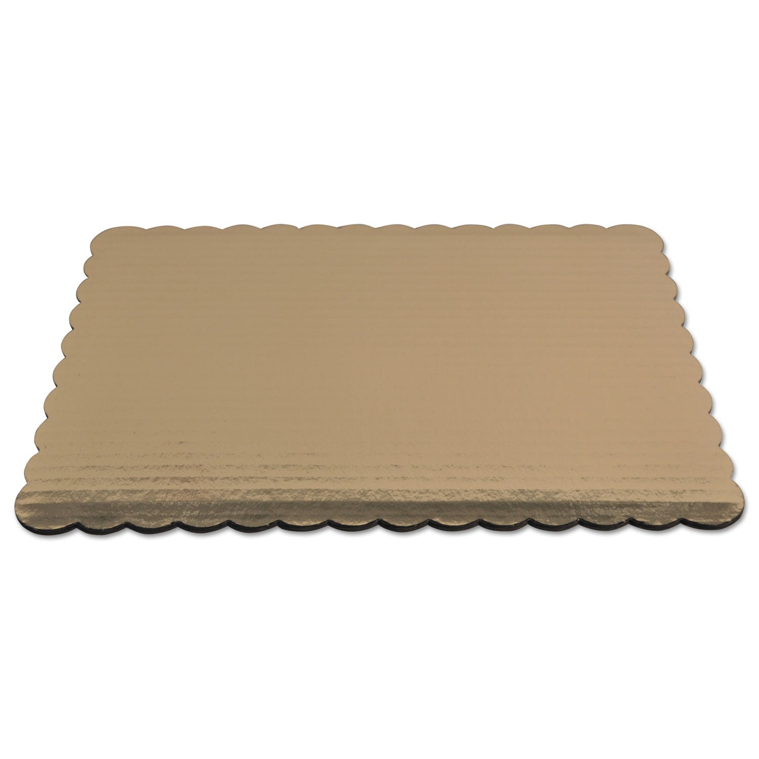 SCT® Gold Cake Pads, 1/4 Sheet, 10 x 14, Gold, Paper, 100/Carton
