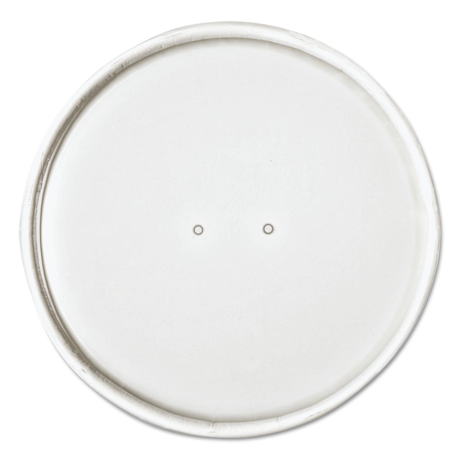 SOLO® Paper Lids for Food Containers, For 32 oz Containers, Vented, 4.6" Diameter x 0.7" h, White, 25/Bag, 20 Bags/Carton