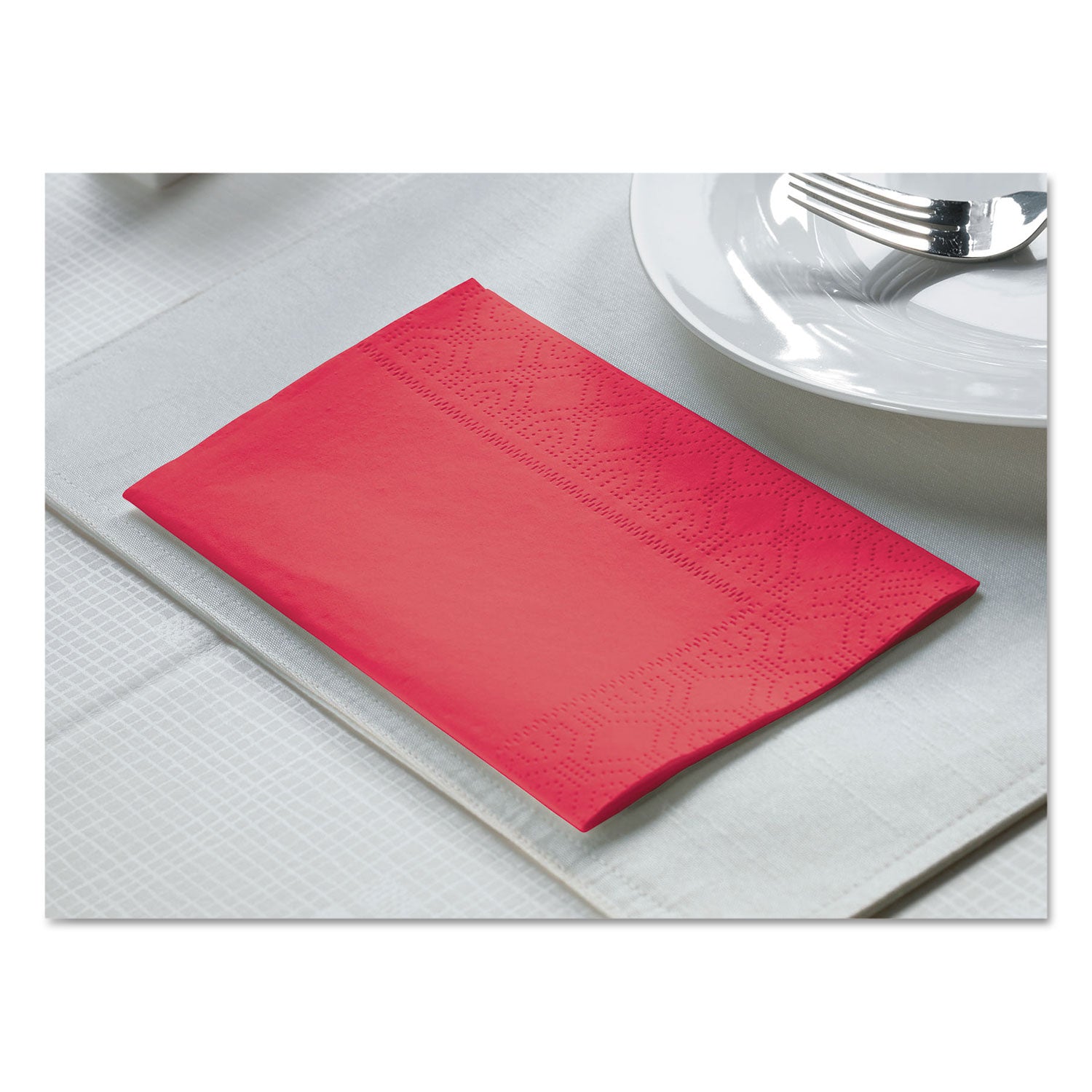 Hoffmaster® Dinner Napkins, 2-Ply, 15 x 17, Red, 1000/Carton