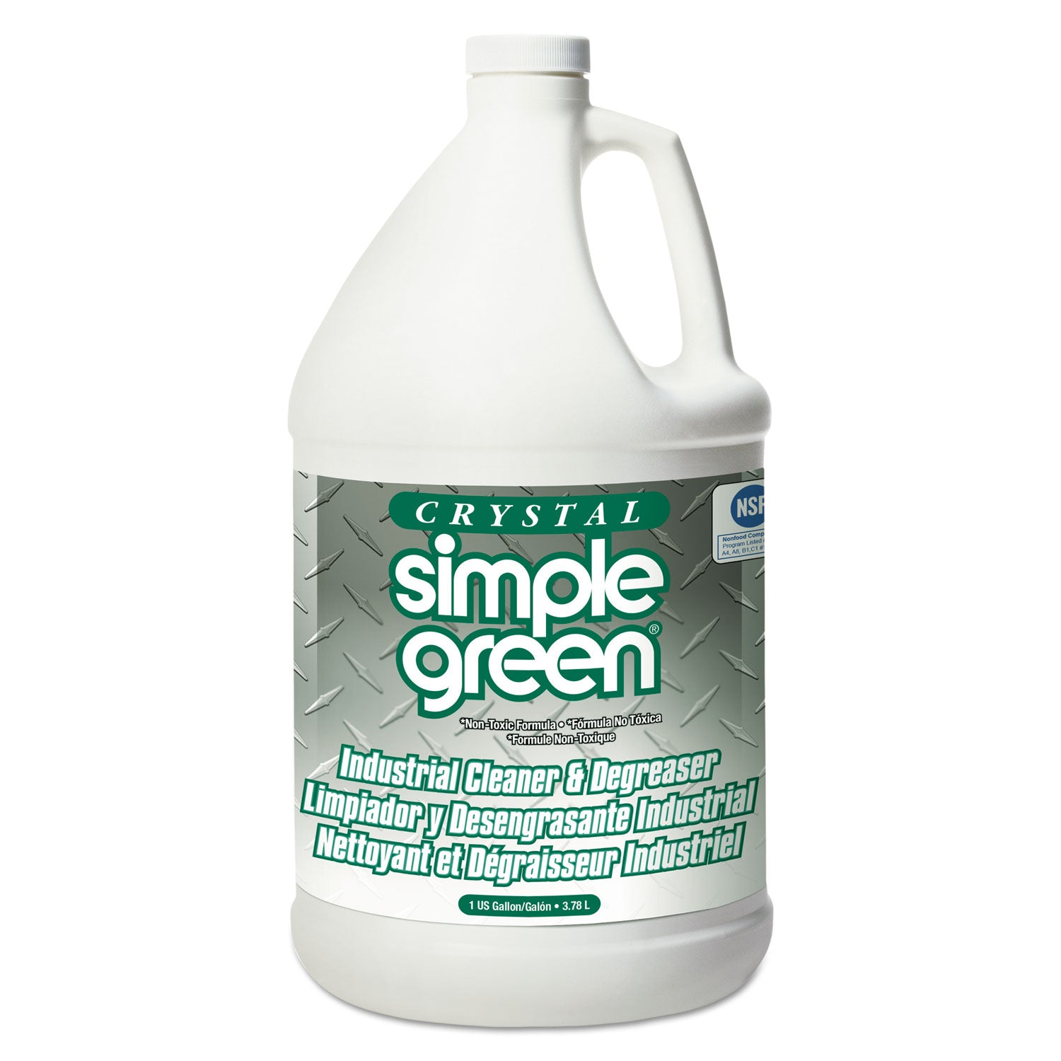Simple Green® Crystal Industrial Cleaner/degreaser, 1 Gal Bottle, 6/carton
