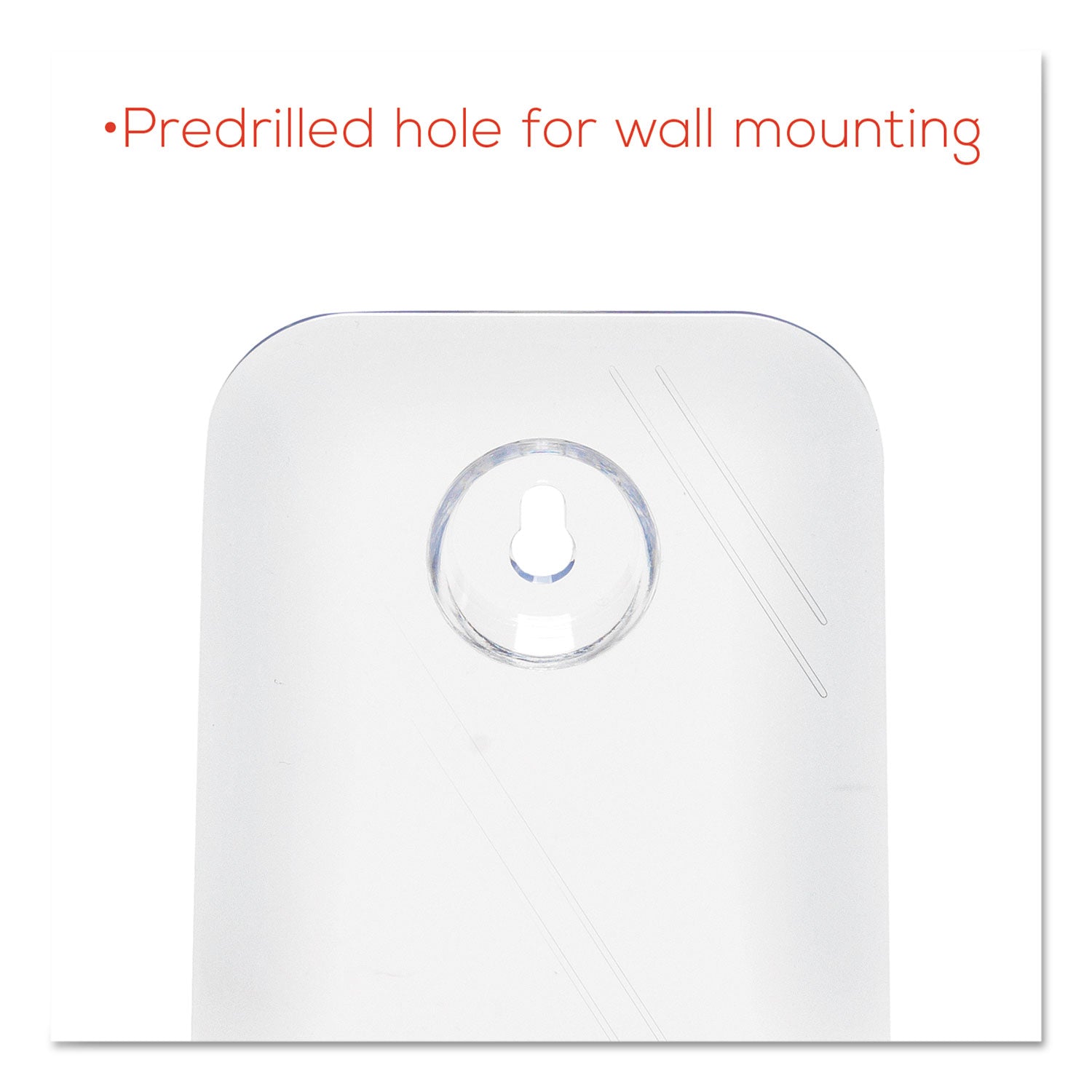 deflecto® Docuholder For Countertop/wall-Mount, Leaflet Size, 4.25w X 3.25d X 7.75h, Clear