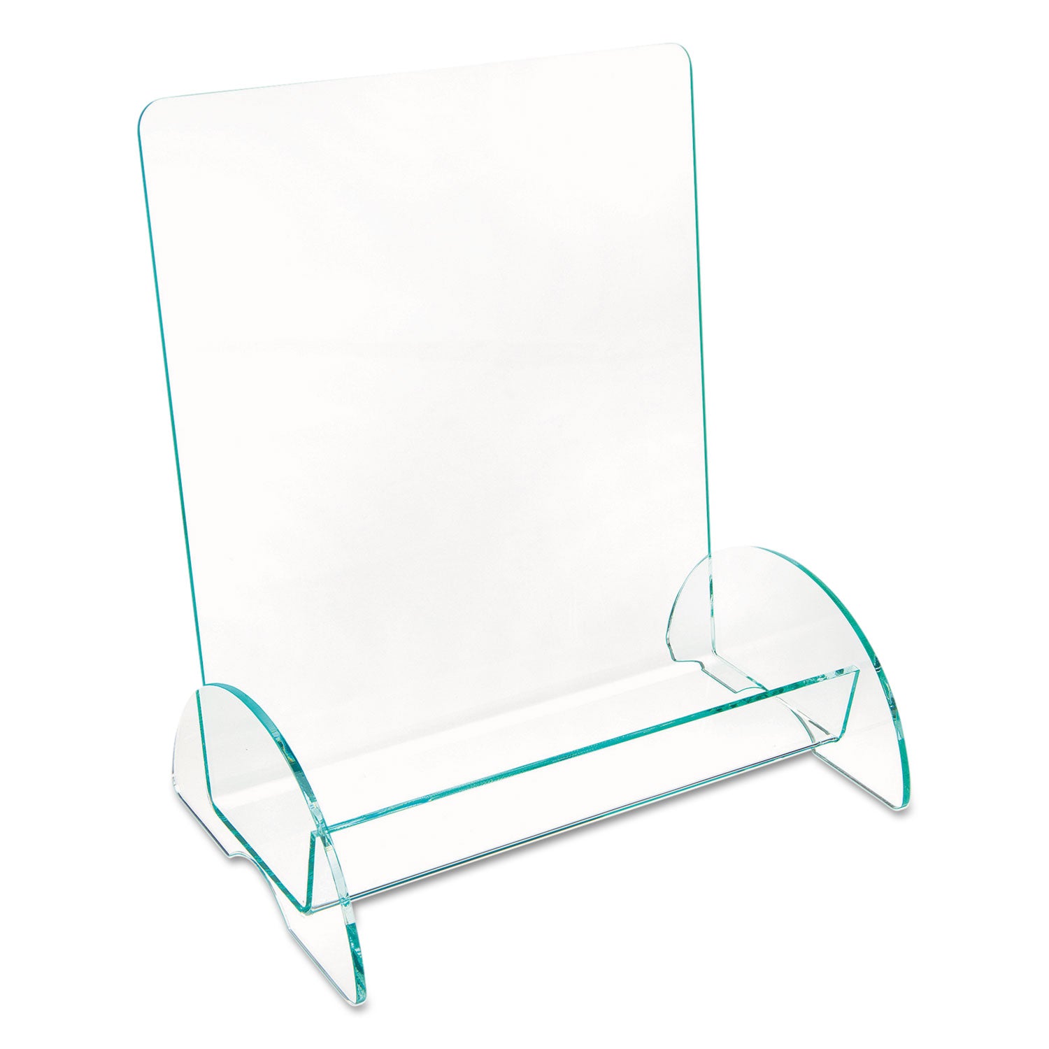 deflecto® Euro-Style Docuholder, Magazine Size, 9.81w X 6.31d X11h, Green Tinted