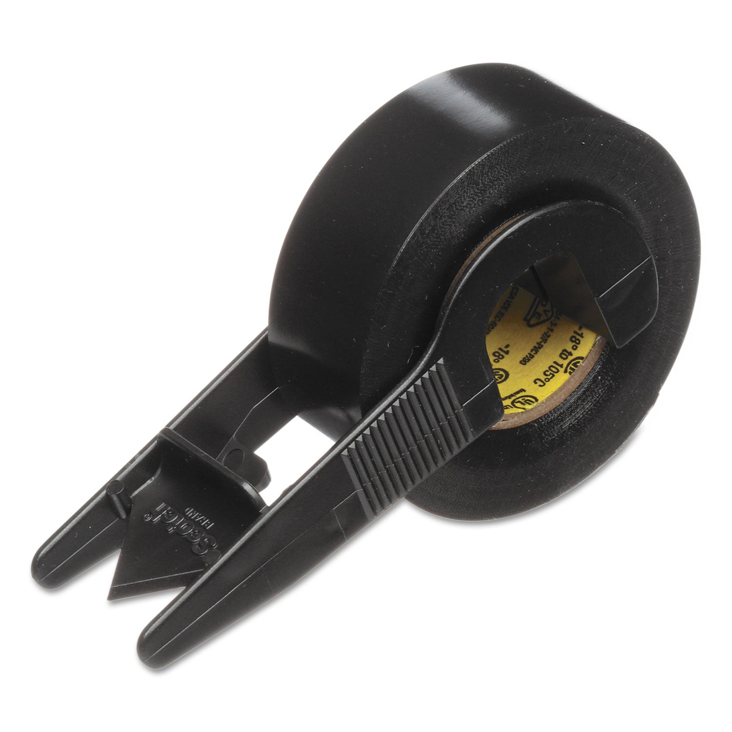 Scotch® Super 33+ Vinyl Electrical Tape With Dispenser, 1" Core, 0.5" X 5.5 Yds, Black