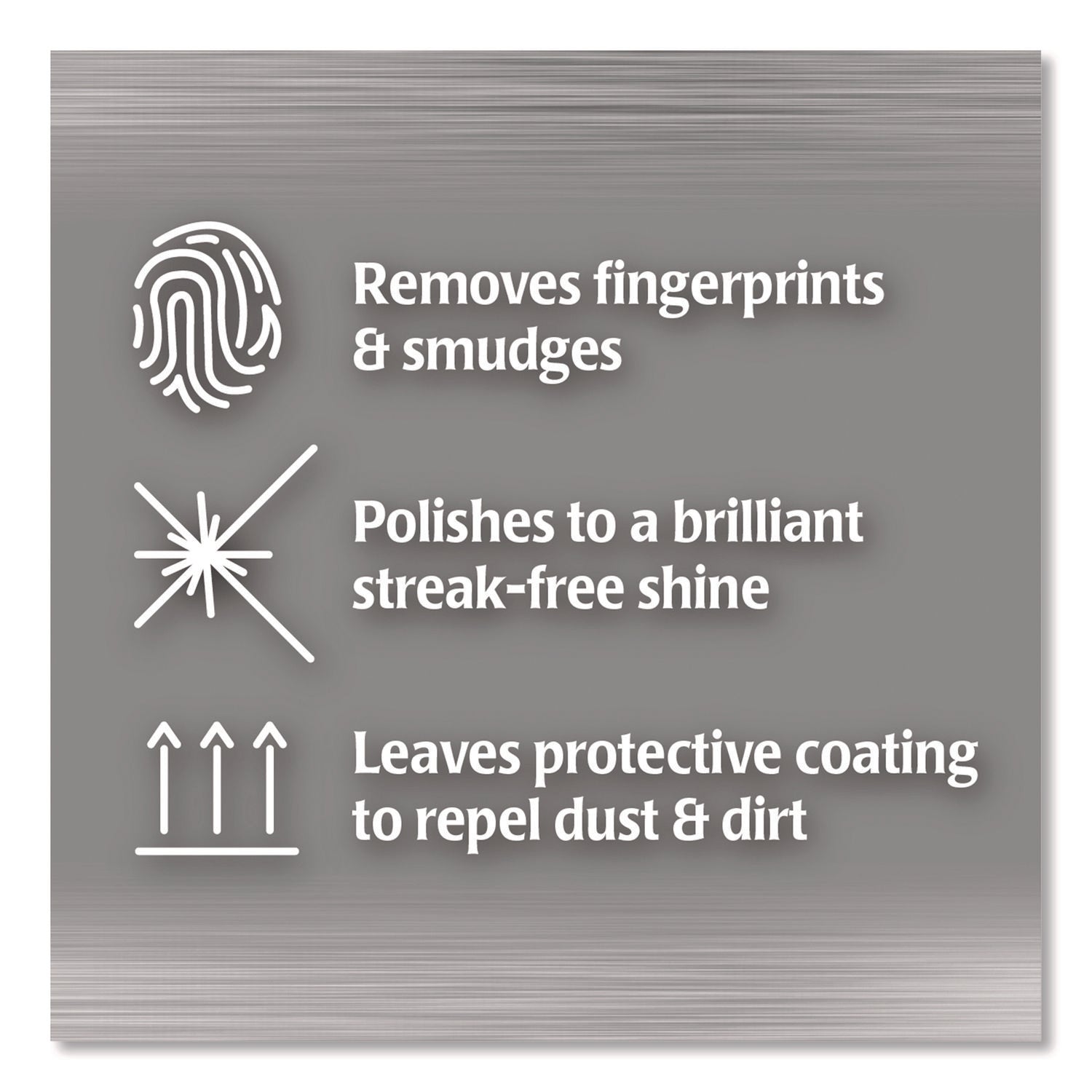 WEIMAN® Stainless Steel Cleaner And Polish, 17 Oz Aerosol, 6/carton