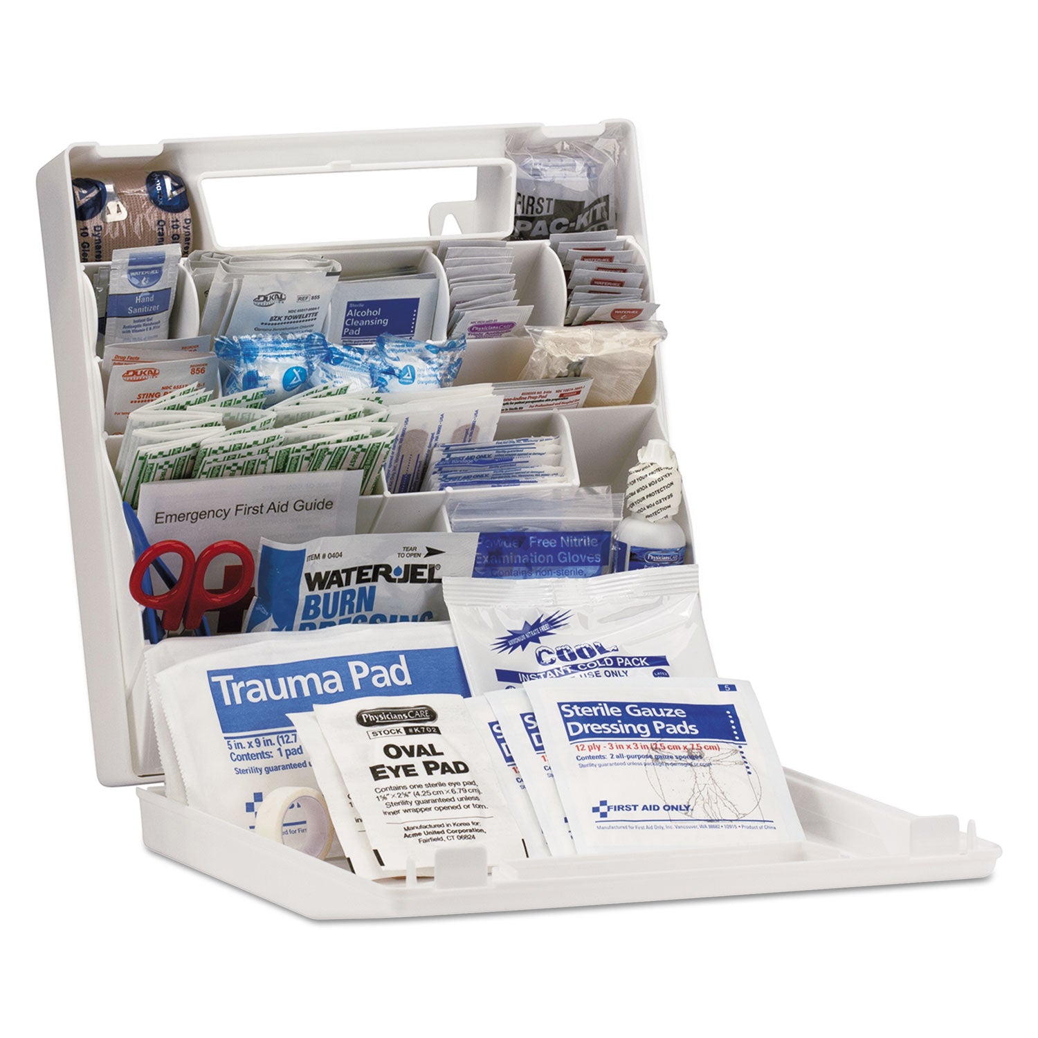 First Aid Only™ Ansi Class A+ First Aid Kit For 50 People, 183 Pieces, Plastic Case