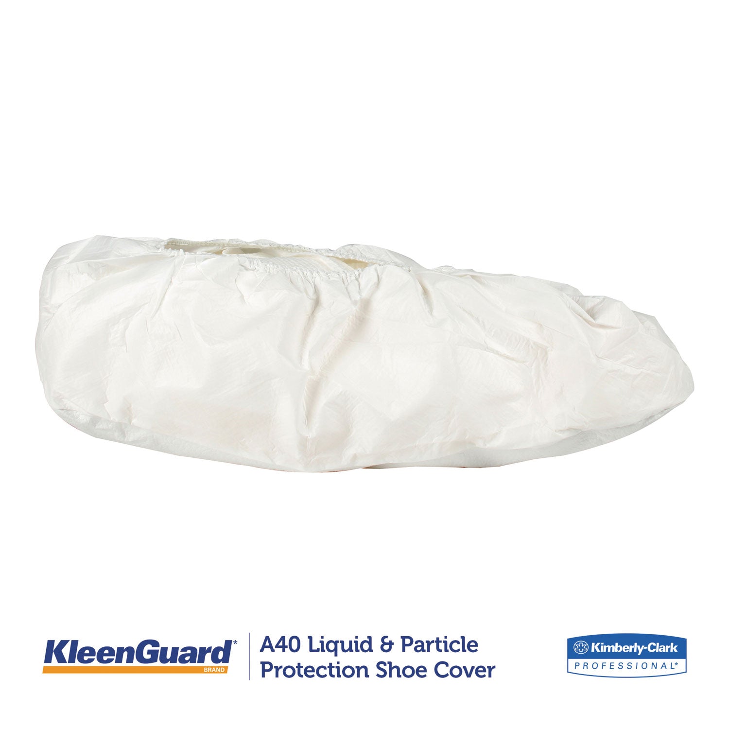 KleenGuard™ A40 Liquid and Particle Protection Shoe Covers, Medium, White, 400/Carton