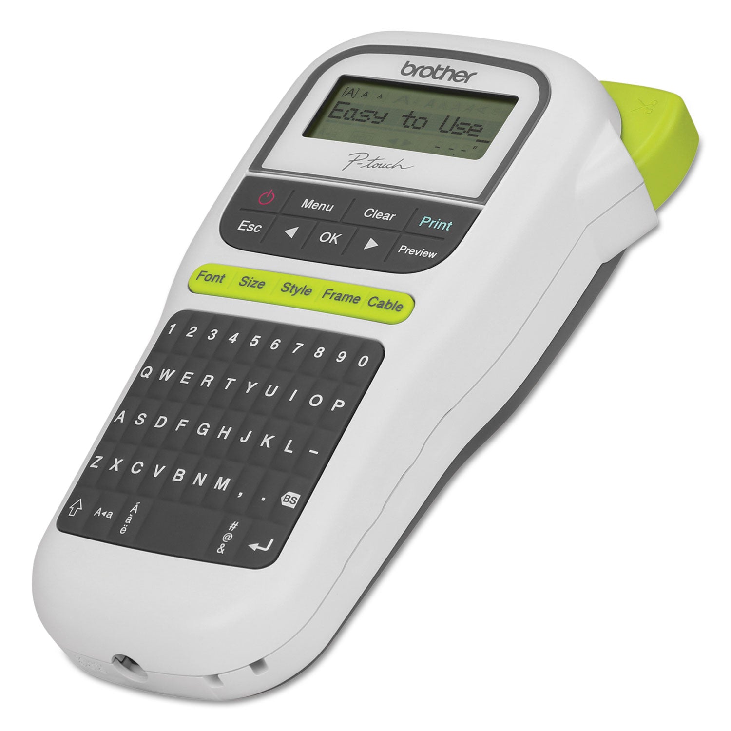 Brother P-Touch® Pt-H110 Easy Portable Label Maker, 2 Lines, 4.5 X 6.13 X 2.5
