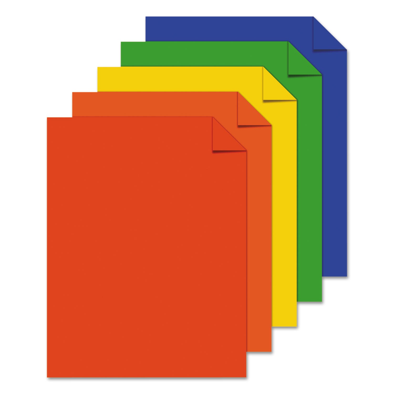 Astrobrights® Color Cardstock -"Primary" Assortment, 65 lb Cover Weight, 8.5 x 11, Assorted, 50/Pack