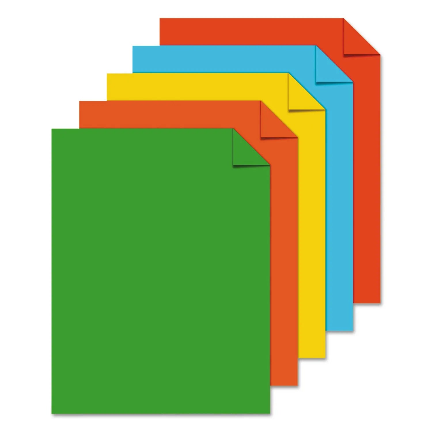 Color Cardstock -"Eco" Assortment, 65 lb Cover Weight, 8.5 x 11, Assorted, 250/Pack Astrobrights® Flipcost