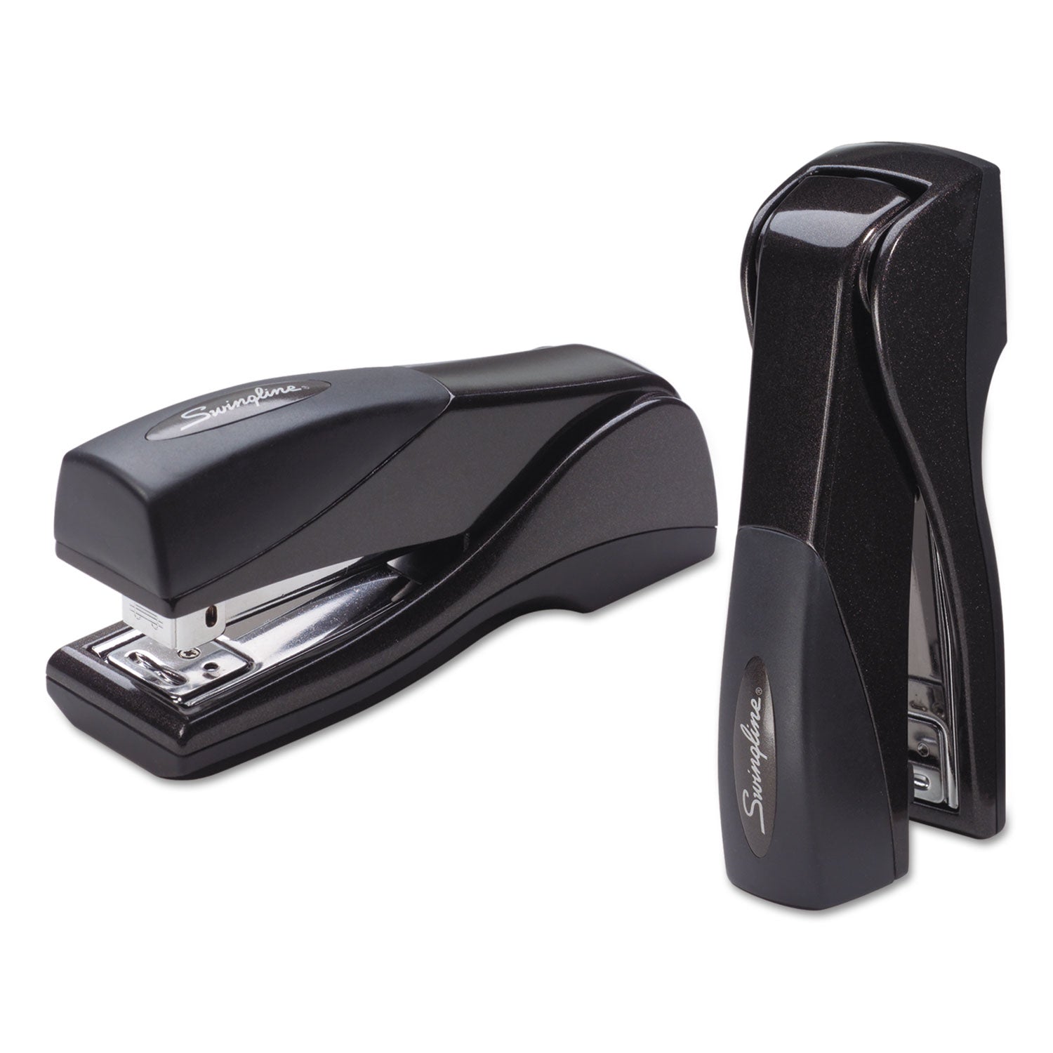 Swingline® Optima Grip Compact Stapler, 25-Sheet Capacity, Graphite