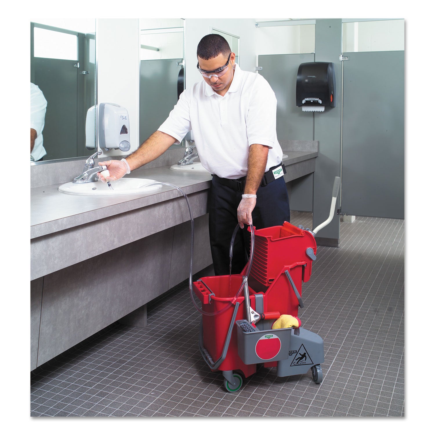 Unger® Easy Adapter Hose, 6 ft, Clear/White