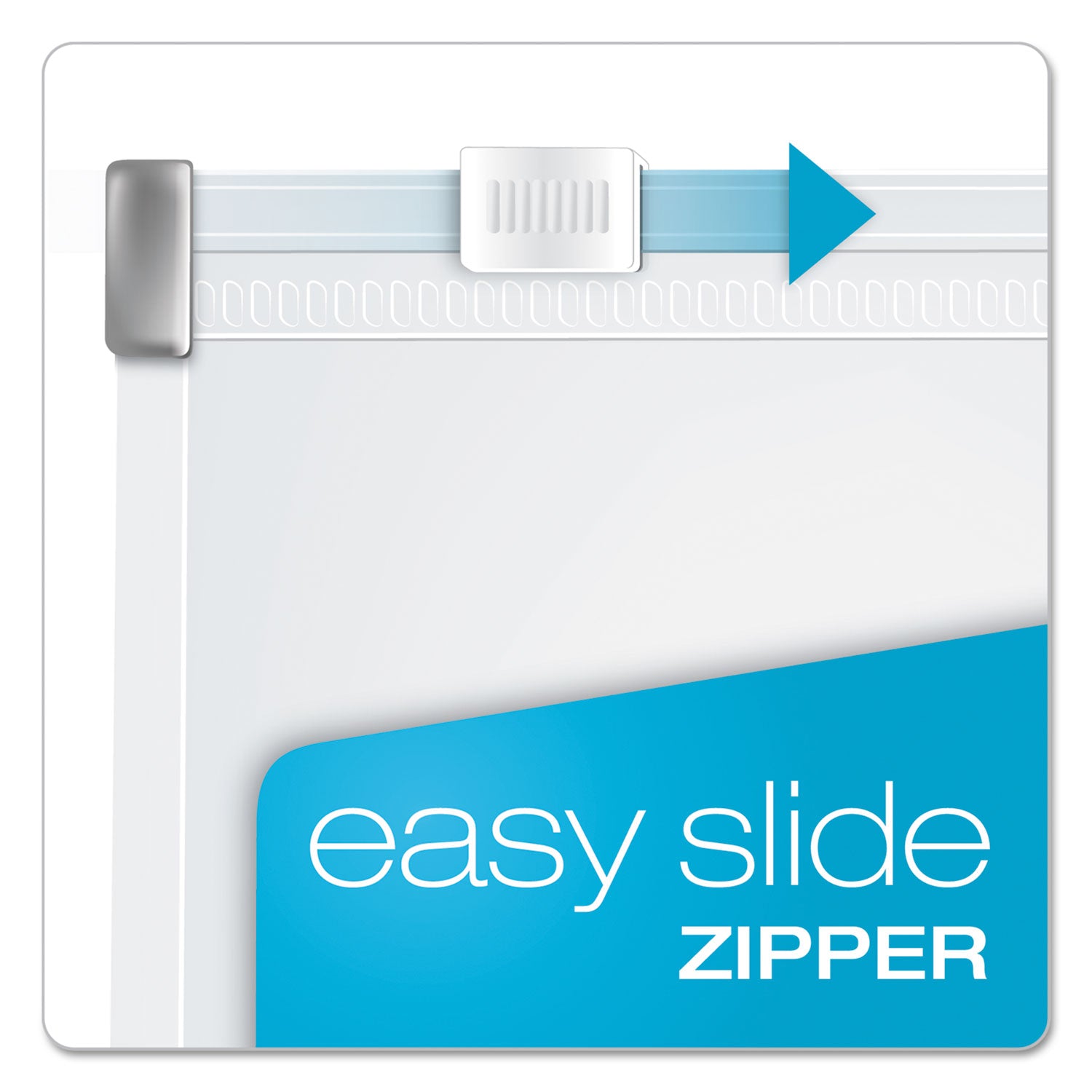 Cardinal® Expanding Zipper Binder Pockets, 8.5 x 11, Clear, 3/Pack
