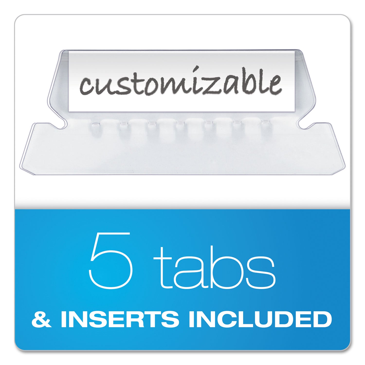 Pendaflex® Desktop File With Hanging Folders, Letter Size, 6" Long, Blue