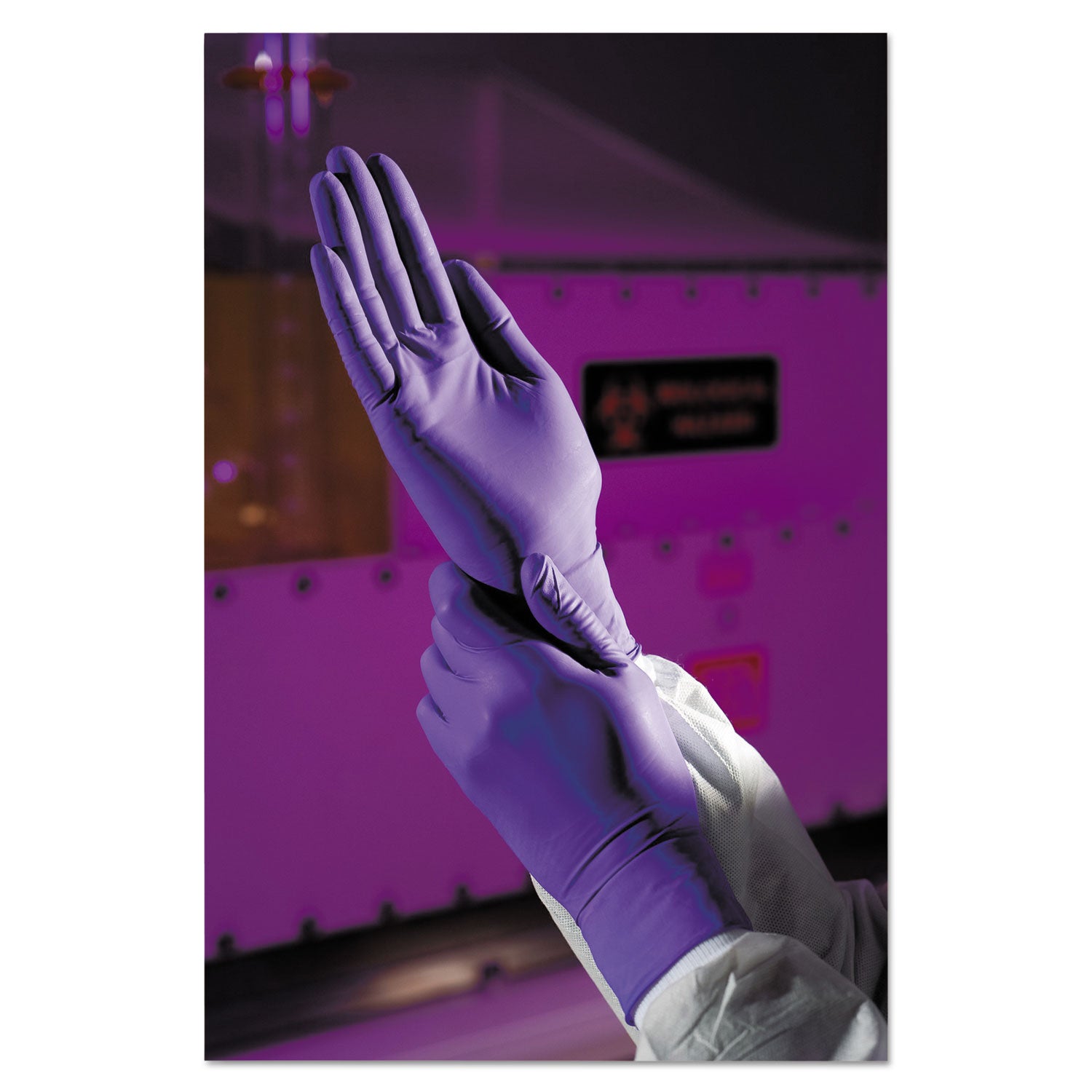 Kimtech™ PURPLE NITRILE Exam Gloves, 242 mm Length, X-Small, 6 mil, Purple, 100/Box