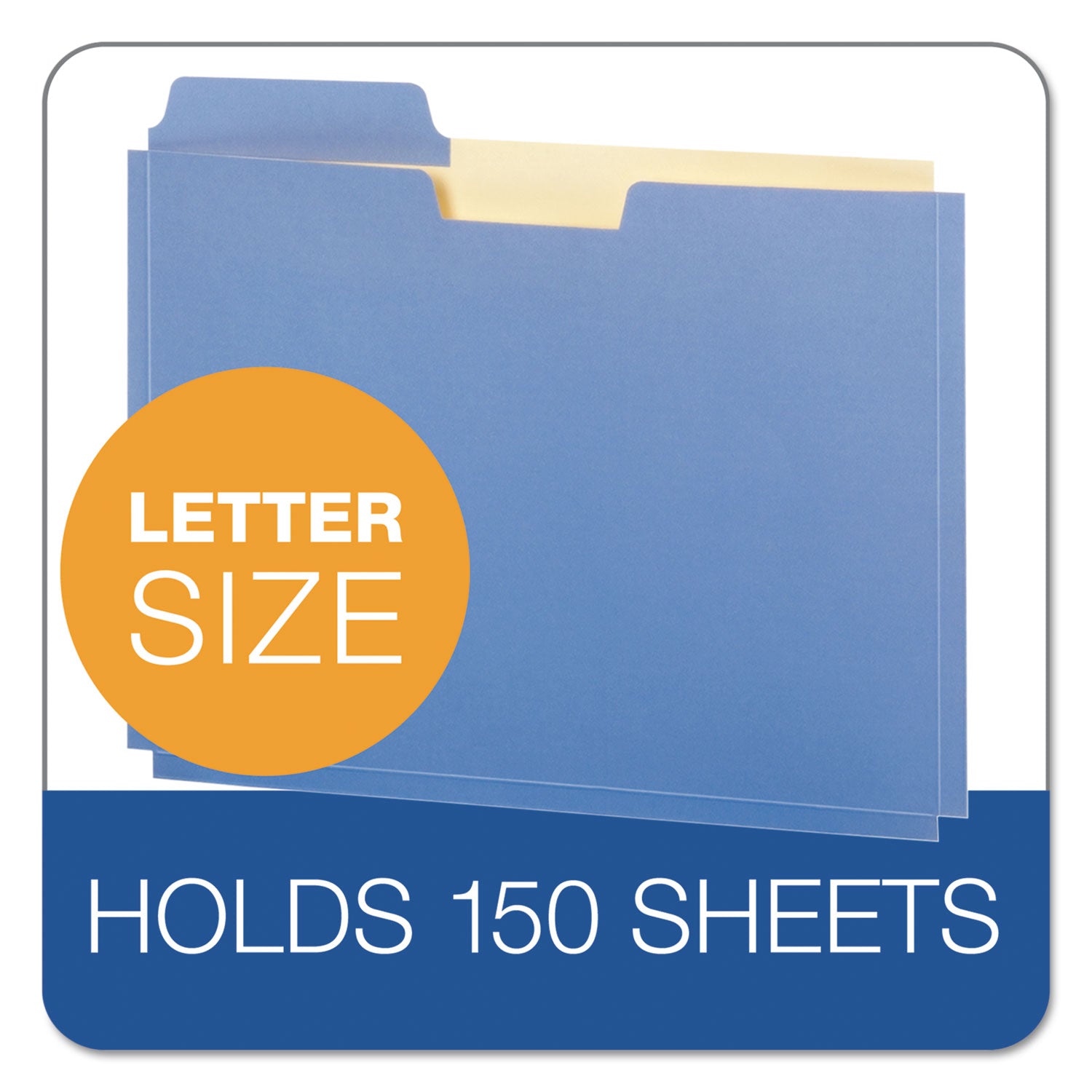 Pendaflex® File Folder Pocket, 0.75" Expansion, Letter Size, Assorted Colors, 10/Pack