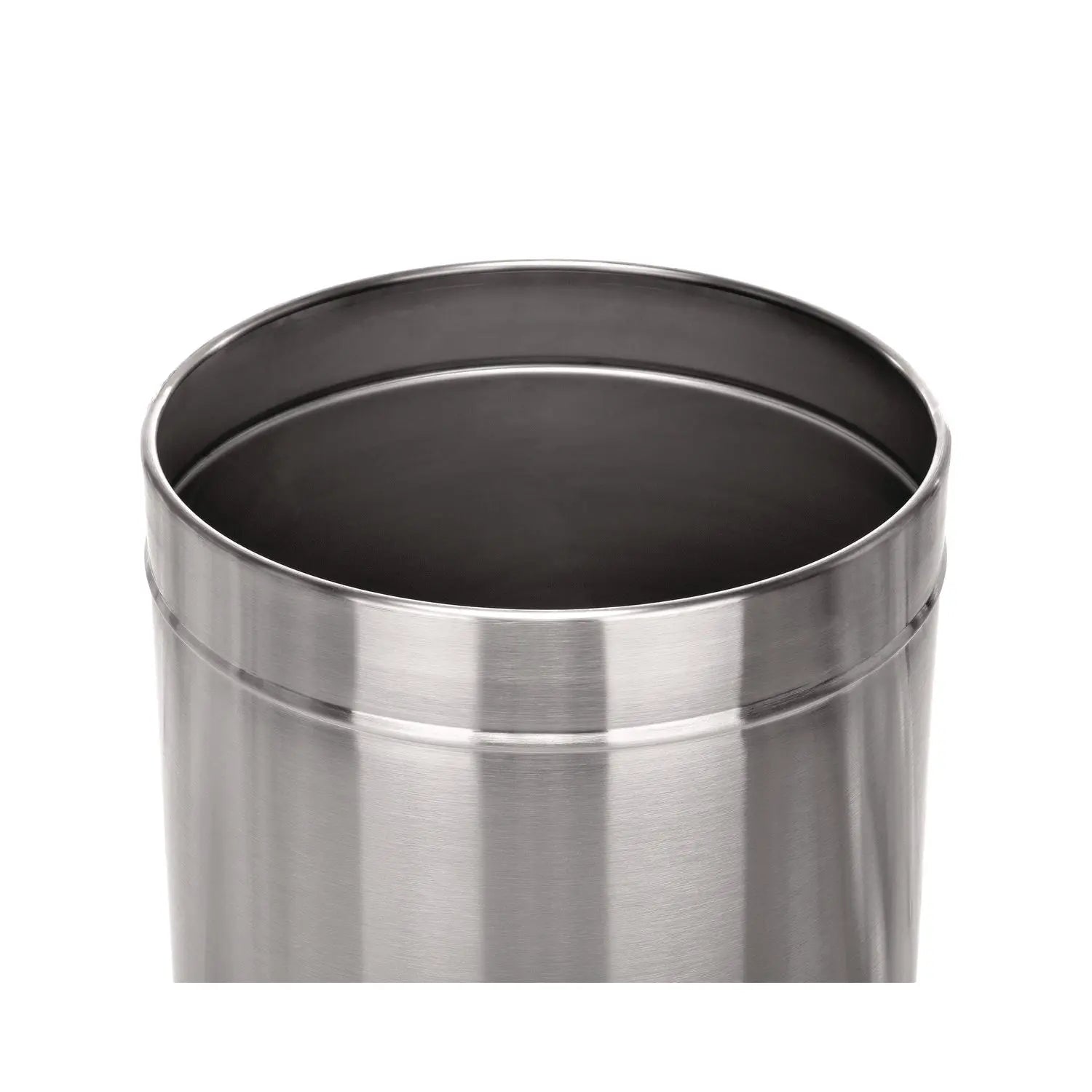 27 Gallon Stainless Steel Commercial Indoor Trash Can, Brushed Stainless Steel Alpine Industries Flipcost
