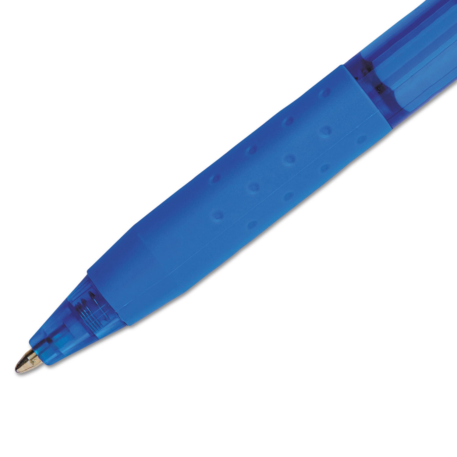 Paper Mate® Inkjoy 300 Rt Ballpoint Pen, Retractable, Medium 1 Mm, Blue Ink, Blue Barrel, Dozen