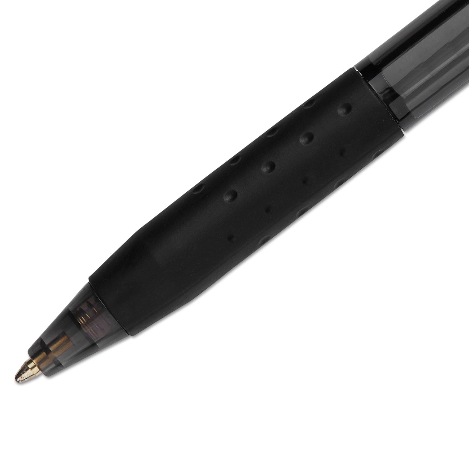 Paper Mate® InkJoy 300 RT Ballpoint Pen, Retractable, Medium 1 mm, Black Ink, Black Barrel, 24/Pack