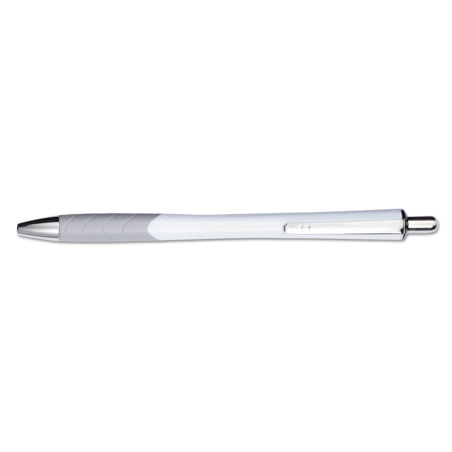 Paper Mate® InkJoy 700 RT Ballpoint Pen, Retractable, Medium 1 mm, Blue Ink, White/Gray Barrel, Dozen