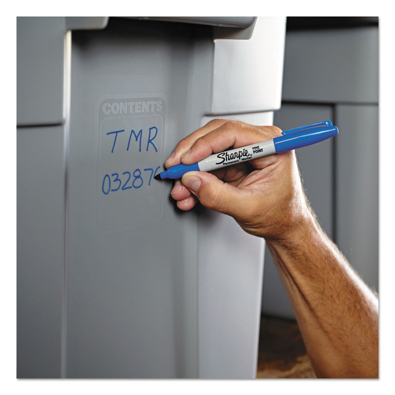 Sharpie® Fine Tip Permanent Marker Value Pack, Fine Bullet Tip, Blue, 36/pack