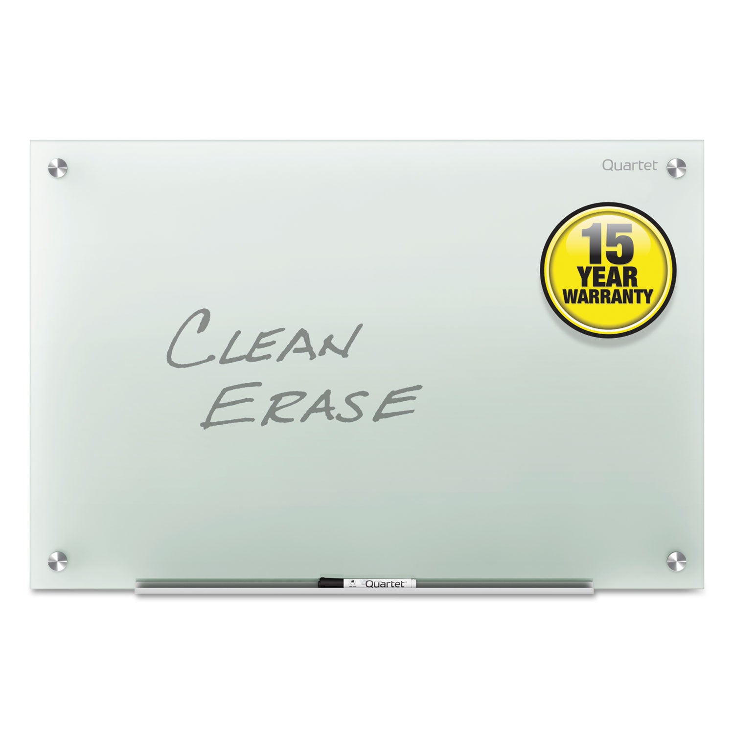Quartet® Infinity Glass Marker Board, 36" x 24", Frost Surface
