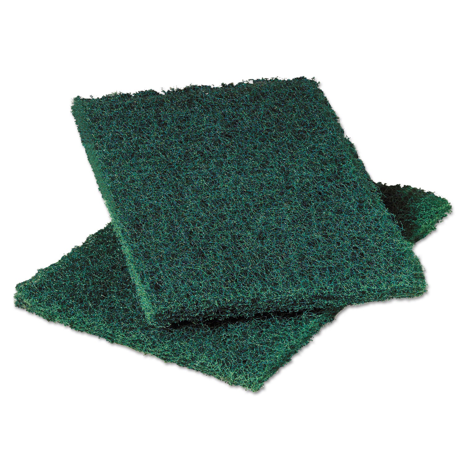 Scotch-Brite™ PROFESSIONAL Heavy Duty Scouring Pad 86, 6 X 9, Green, 12/pack, 3 Packs/carton