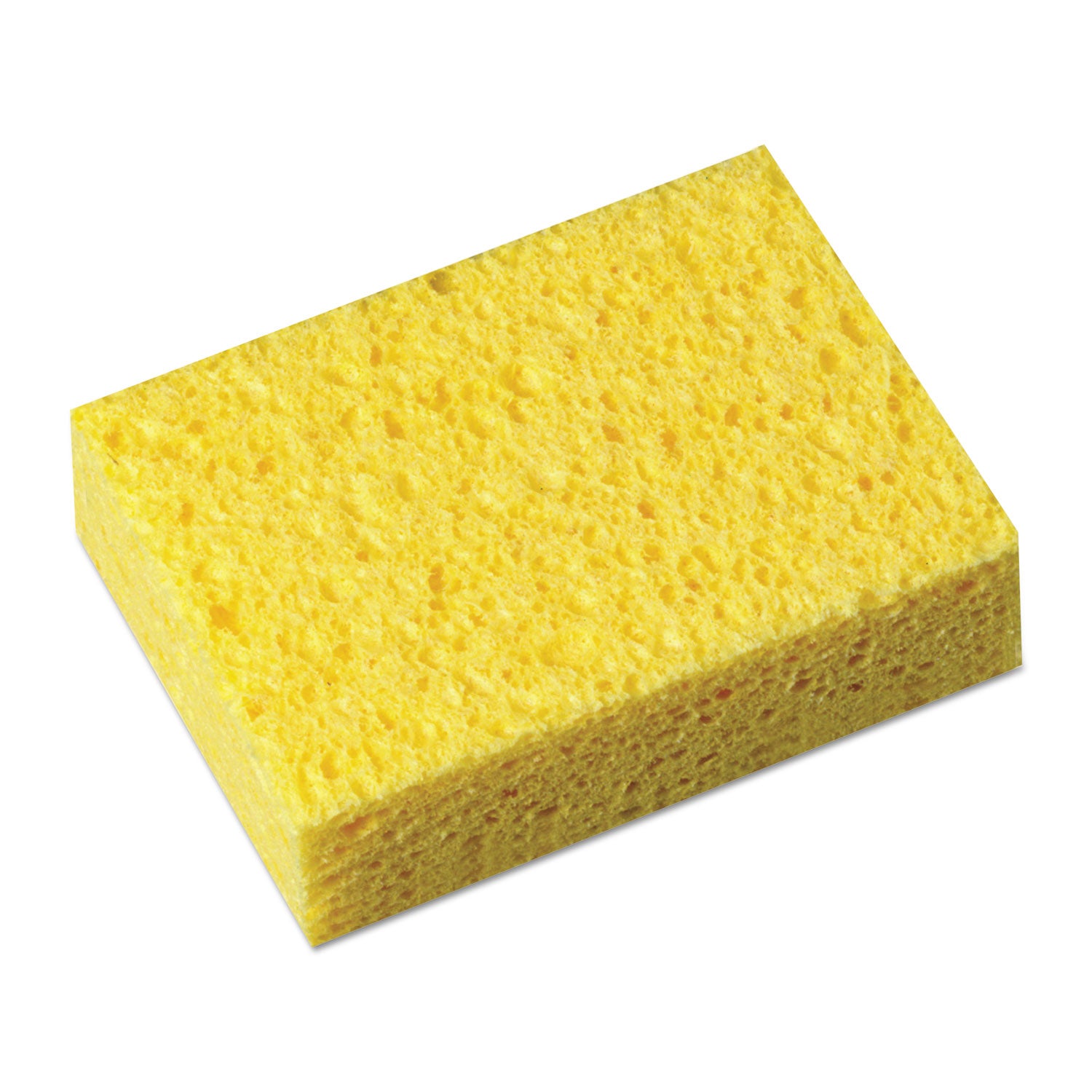 3M™ Commercial Cellulose Sponge, Yellow, 4.25 X 6, 1.6" Thick, Yellow