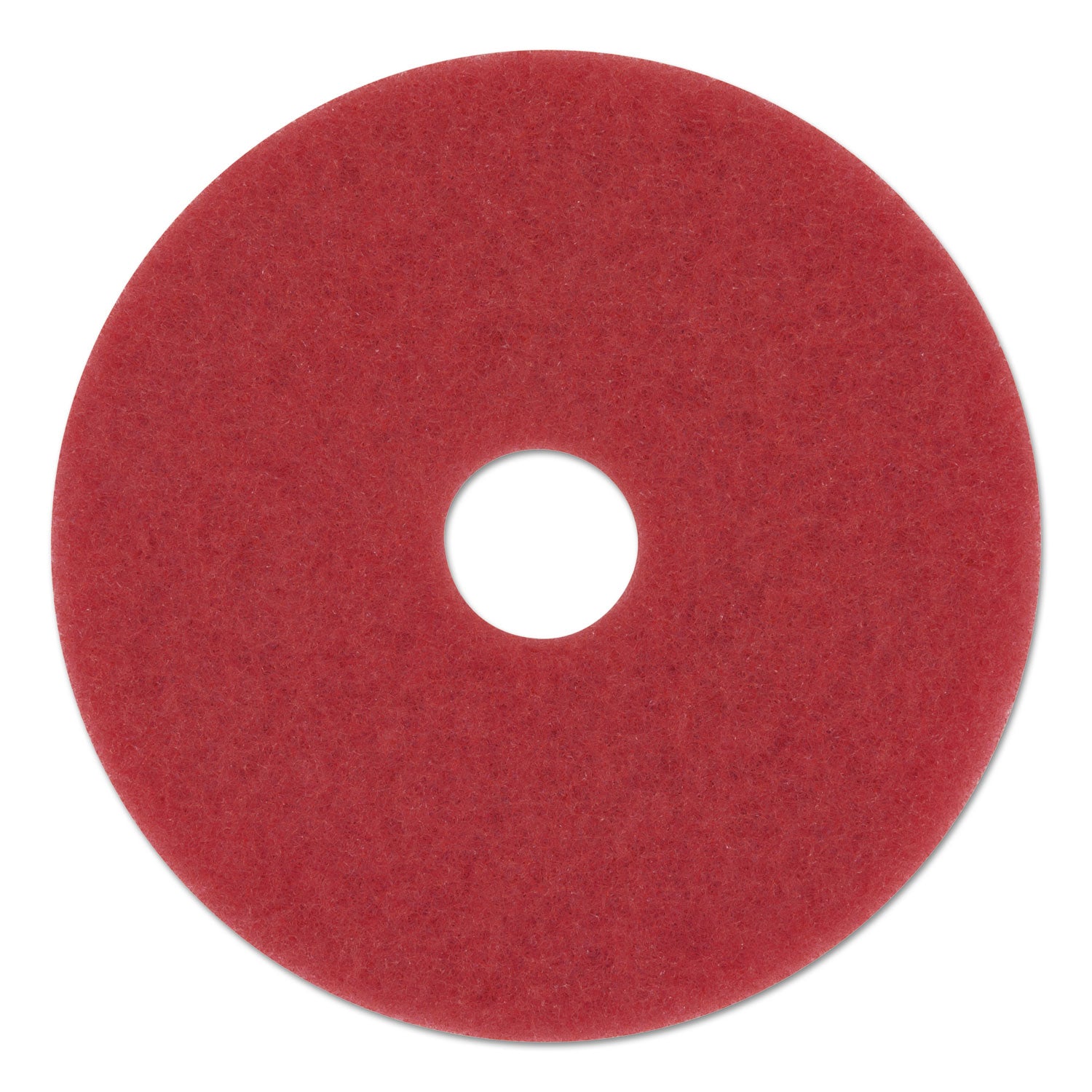 3M™ Low-Speed Buffer Floor Pads 5100, 20" Diameter, Red, 5/carton