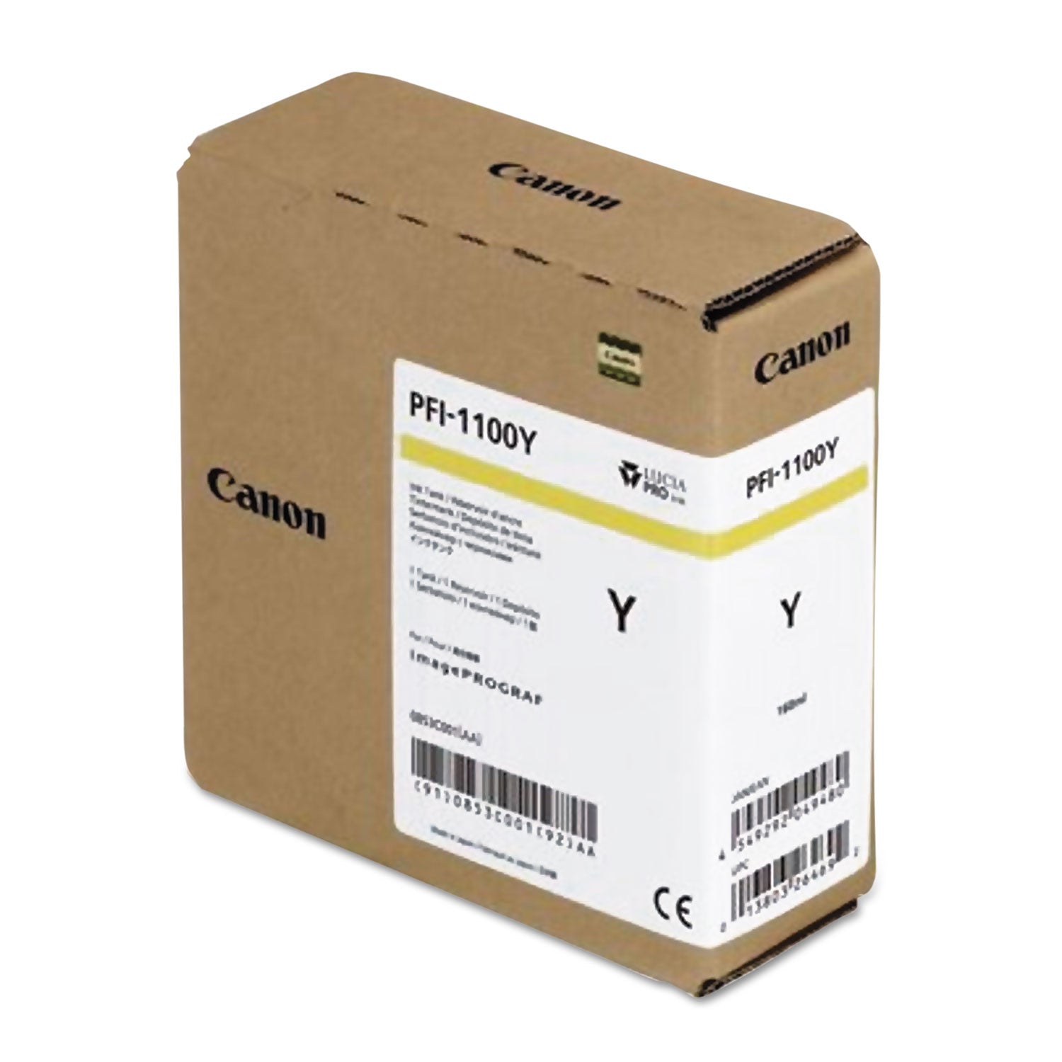 Canon® 0853C001AA (PFI-1100) Ink, Yellow