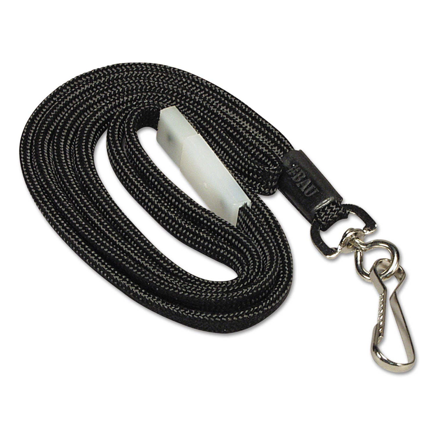 SICURIX® Safety Breakaway Lanyard, Metal Hook Fastener, 36" Long, Black