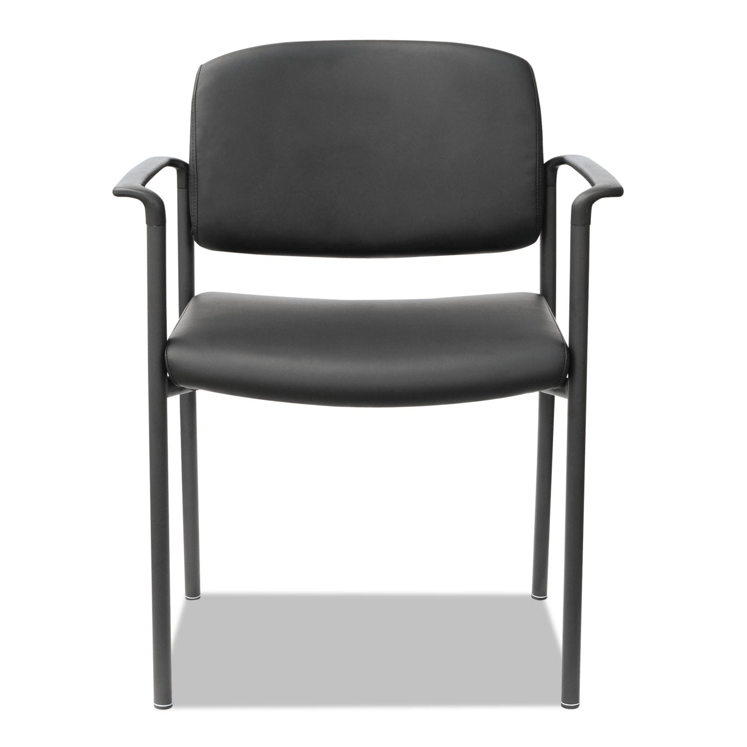Alera® Alera Sorrento Series Ultra-Cushioned Stacking Guest Chair, 25.59" x 24.01" x 33.85", Black, 2/Carton