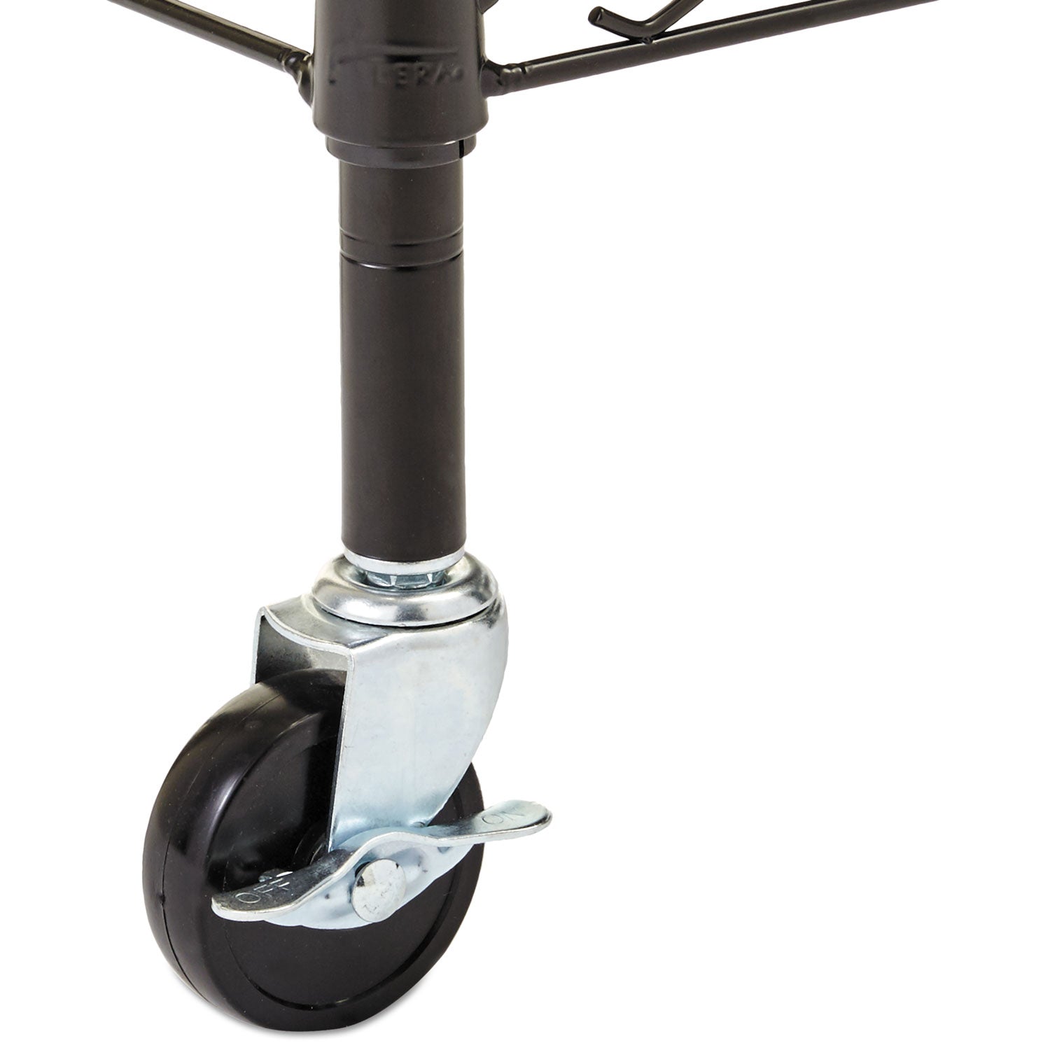 Alera® Wire Shelving Garment Rack, 40 Garments, 48w X 18d X 75h, Black