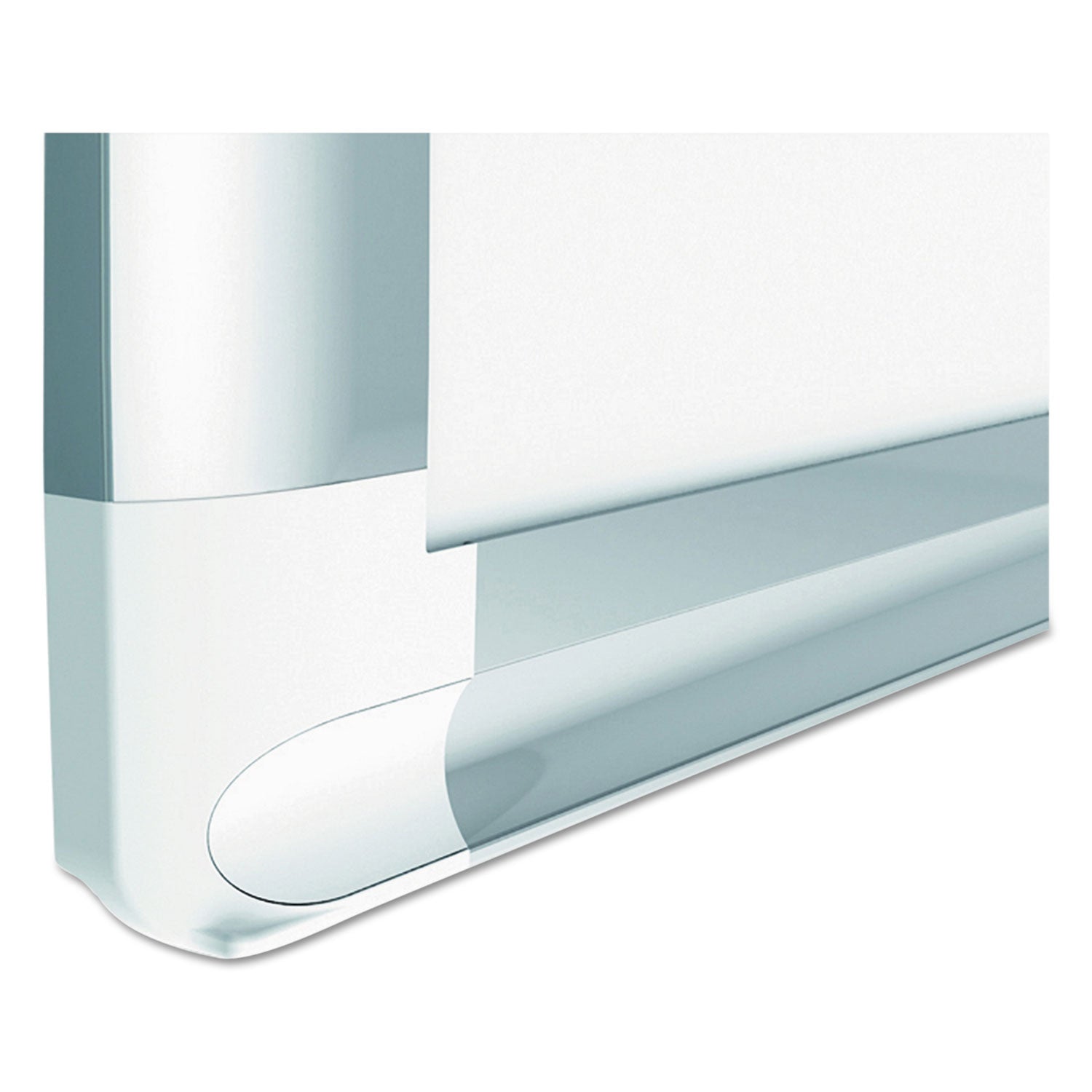 MasterVision® Gridded Magnetic Porcelain Dry Erase Project Planning Board, 1" x 2" Cells, 72" x 48", White Surface, Satin Aluminum Frame