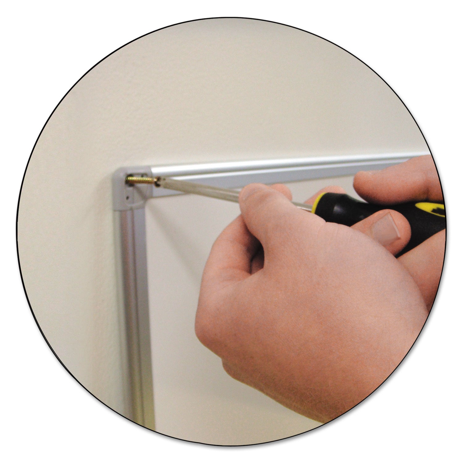 MasterVision® Earth Silver Easy Clean Magnetic Dry Erase Boards, 36" x 24", White Surface, Satin Aluminum Frame