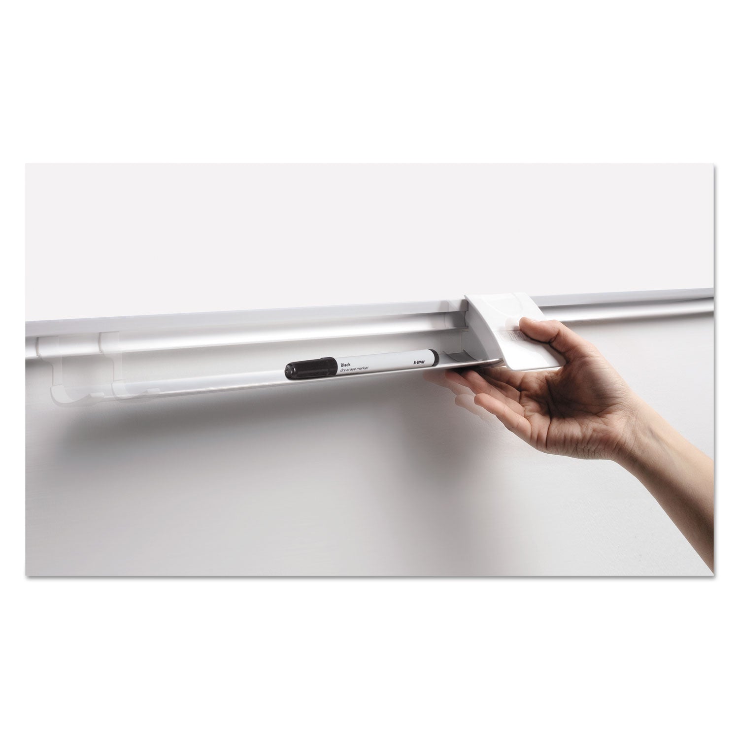 MasterVision® Gridded Magnetic Porcelain Dry Erase Project Planning Board, 1" x 2" Cells, 72" x 48", White Surface, Satin Aluminum Frame