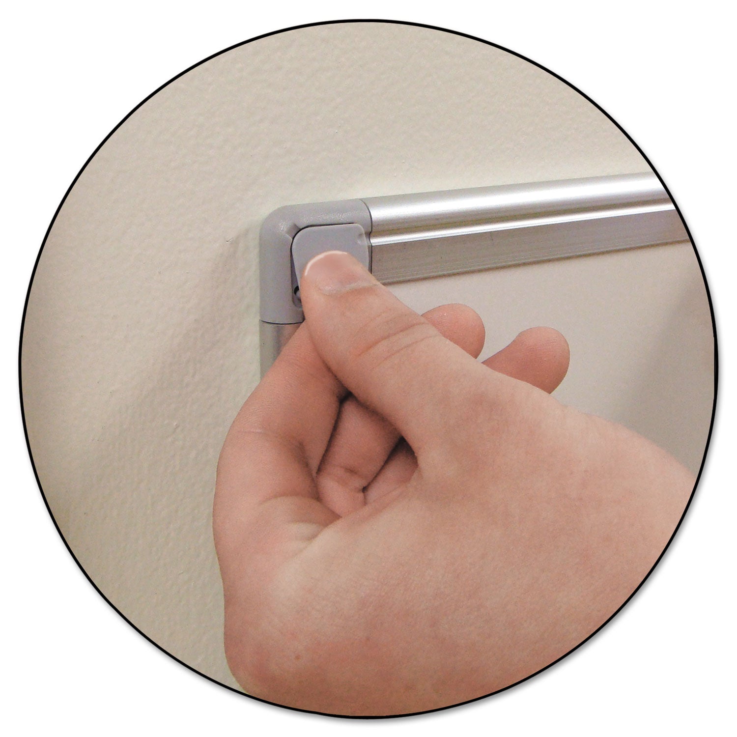 MasterVision® Earth Silver Easy Clean Magnetic Dry Erase Boards, 36" x 24", White Surface, Satin Aluminum Frame