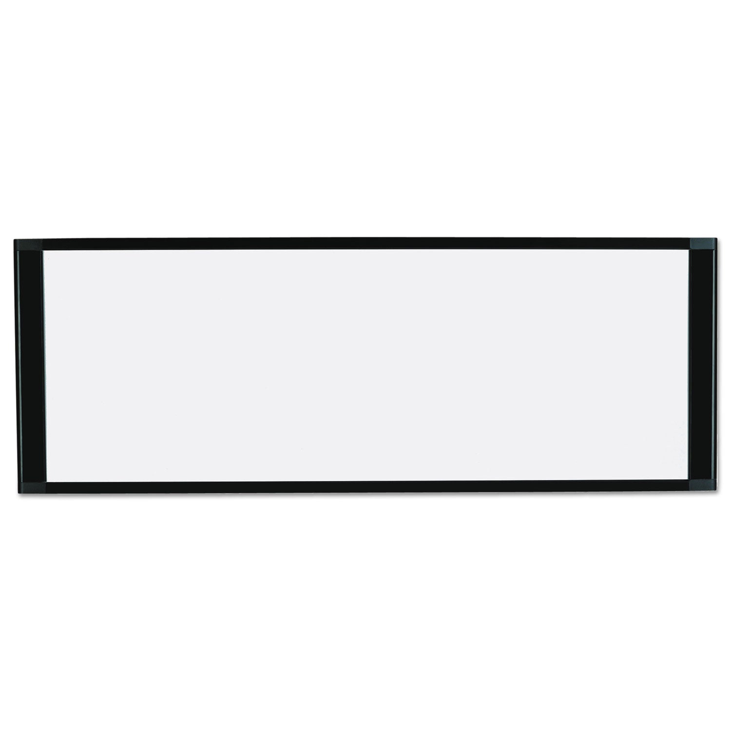 MasterVision® Cubicle Workstation Dry Erase Board, 36" x 18", White Surface, Black Aluminum Frame
