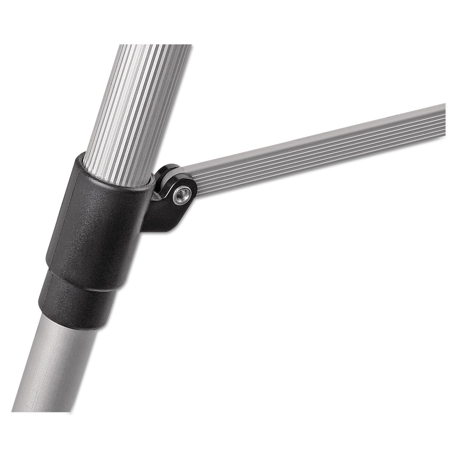 MasterVision® Telescoping Tripod Display Easel, Adjusts 35" To 64" High, Metal, Silver