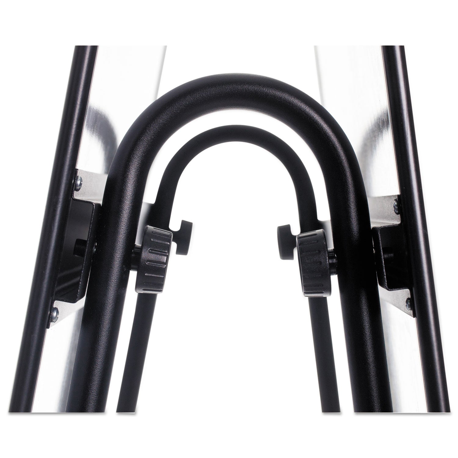 MasterVision® Creation Station Magnetic Dry Erase Board, 29.5" x 74.88", White Surface, Black Metal Frame