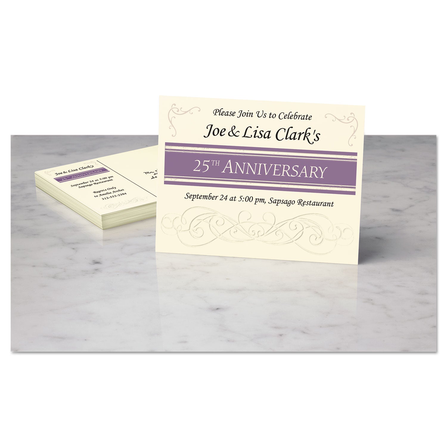 Avery® Printable Postcards, Inkjet/Laser, 80 lb, 4.25 x 5.5, Matte Ivory, 100 Cards, 4 Cards/Sheet, 25 Sheets/Box