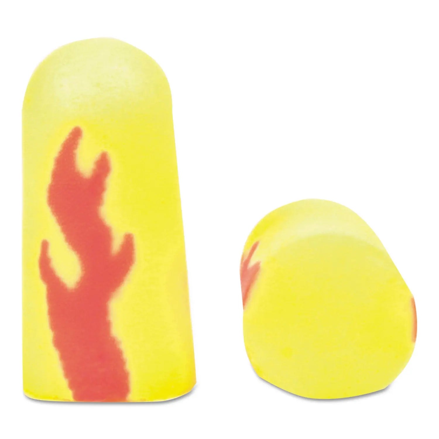 E-A-Rsoft Blasts Earplugs, Cordless, Foam, Yellow Neon/Red Flame, 200 Pairs/Box 3M™ Flipcost