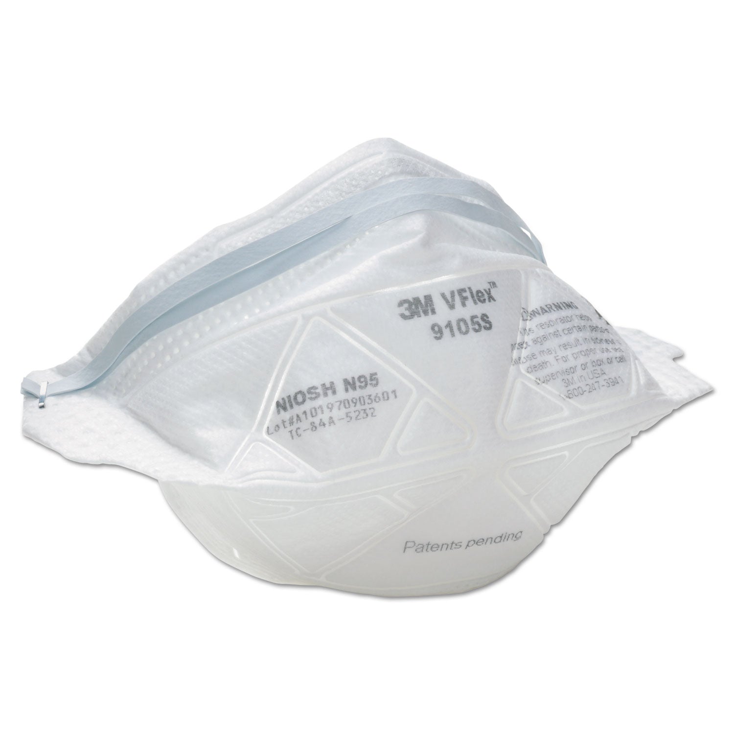 3M™ Vflex Particulate Respirator N95, Small, 50/box