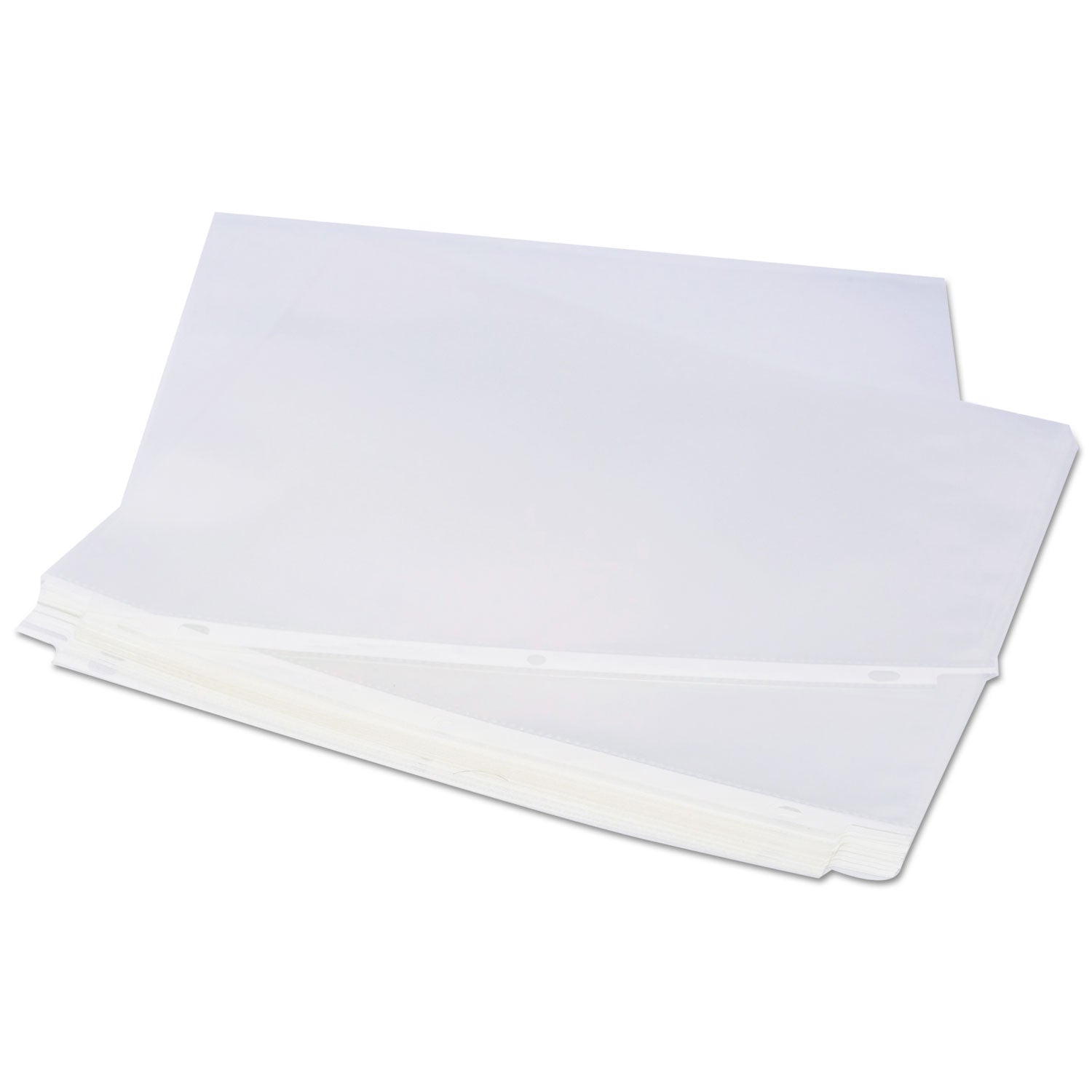 Universal® Top-Load Poly Sheet Protectors, Standard, Letter, Clear, 100/box