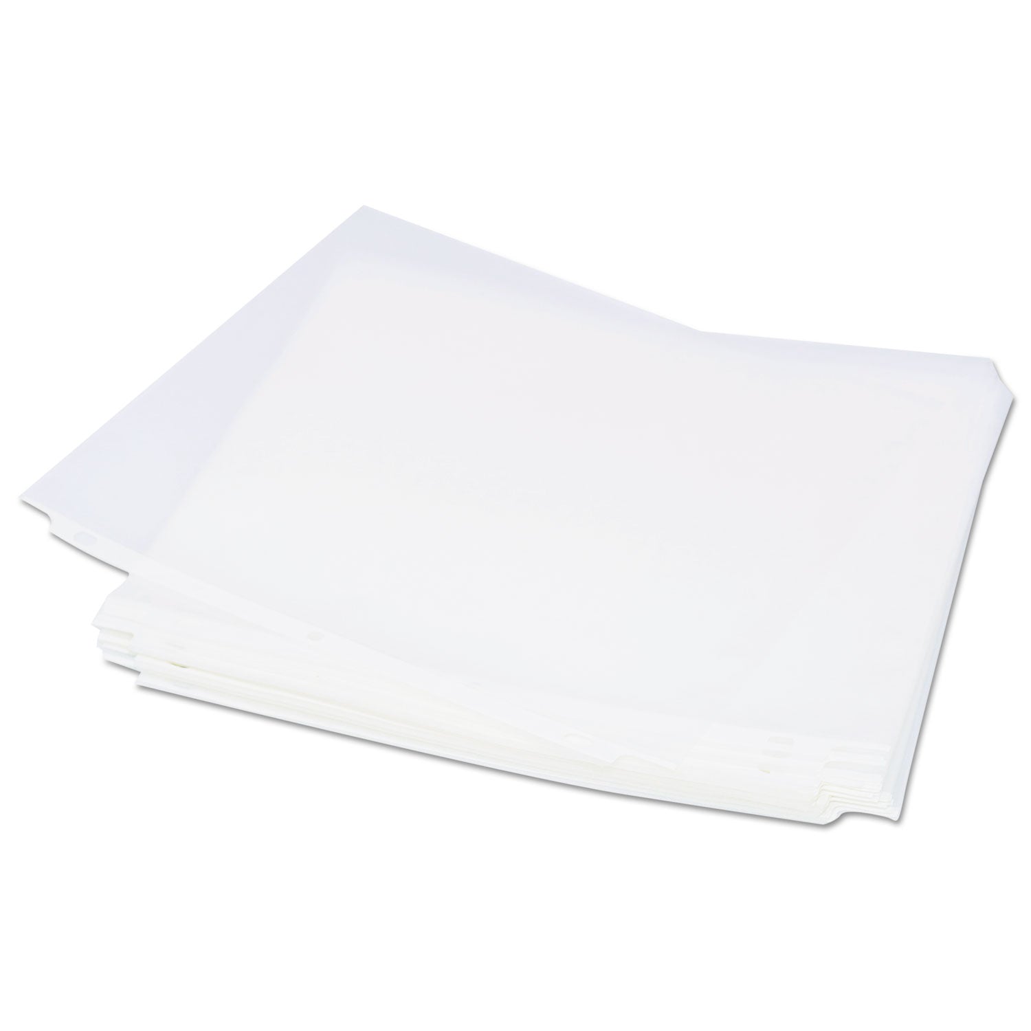 Universal® Top-Load Poly Sheet Protectors, Heavy Gauge, Nonglare, Clear 50/pack