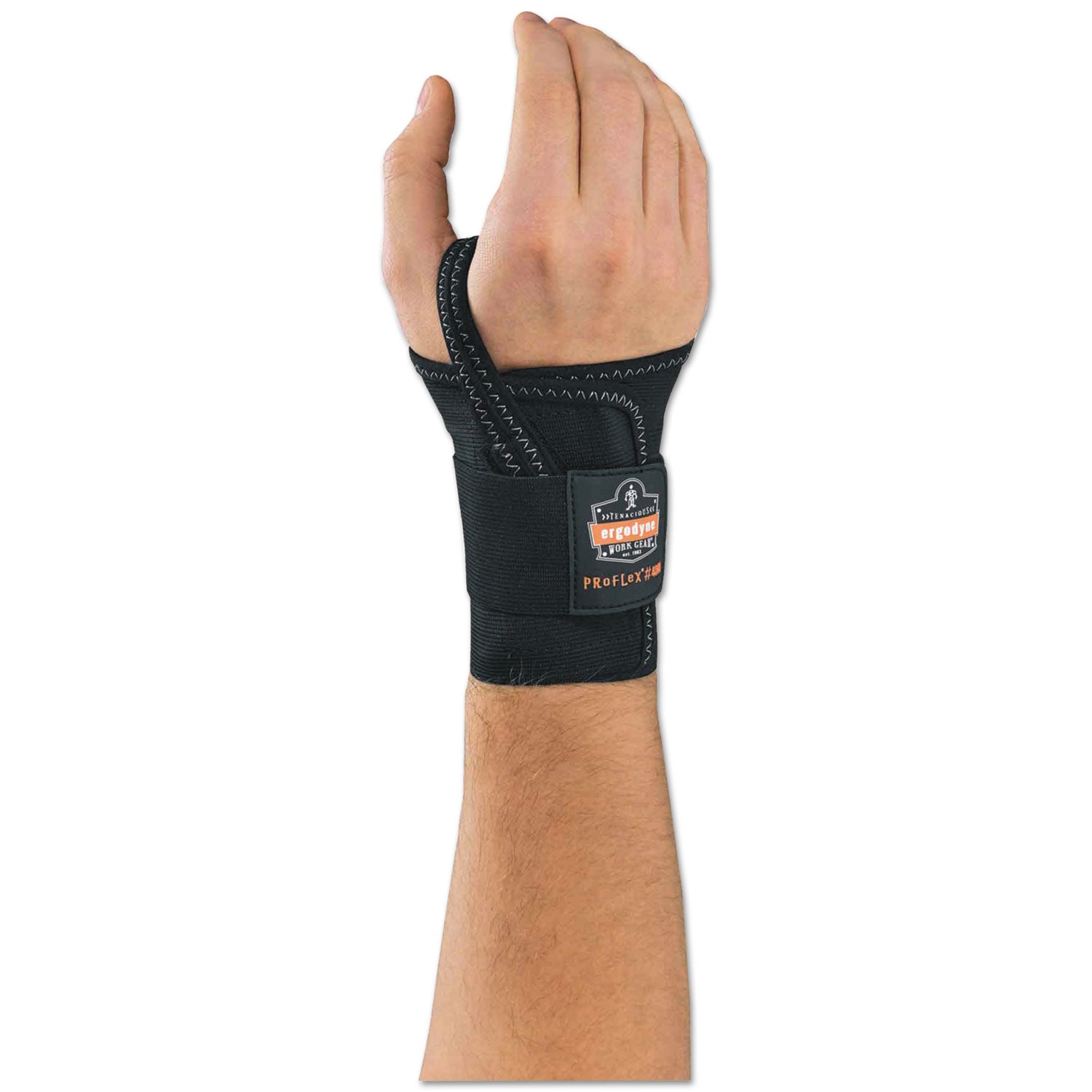 ProFlex 4000 Wrist Support, X-Large (8"+), Fits Left-Hand, Black