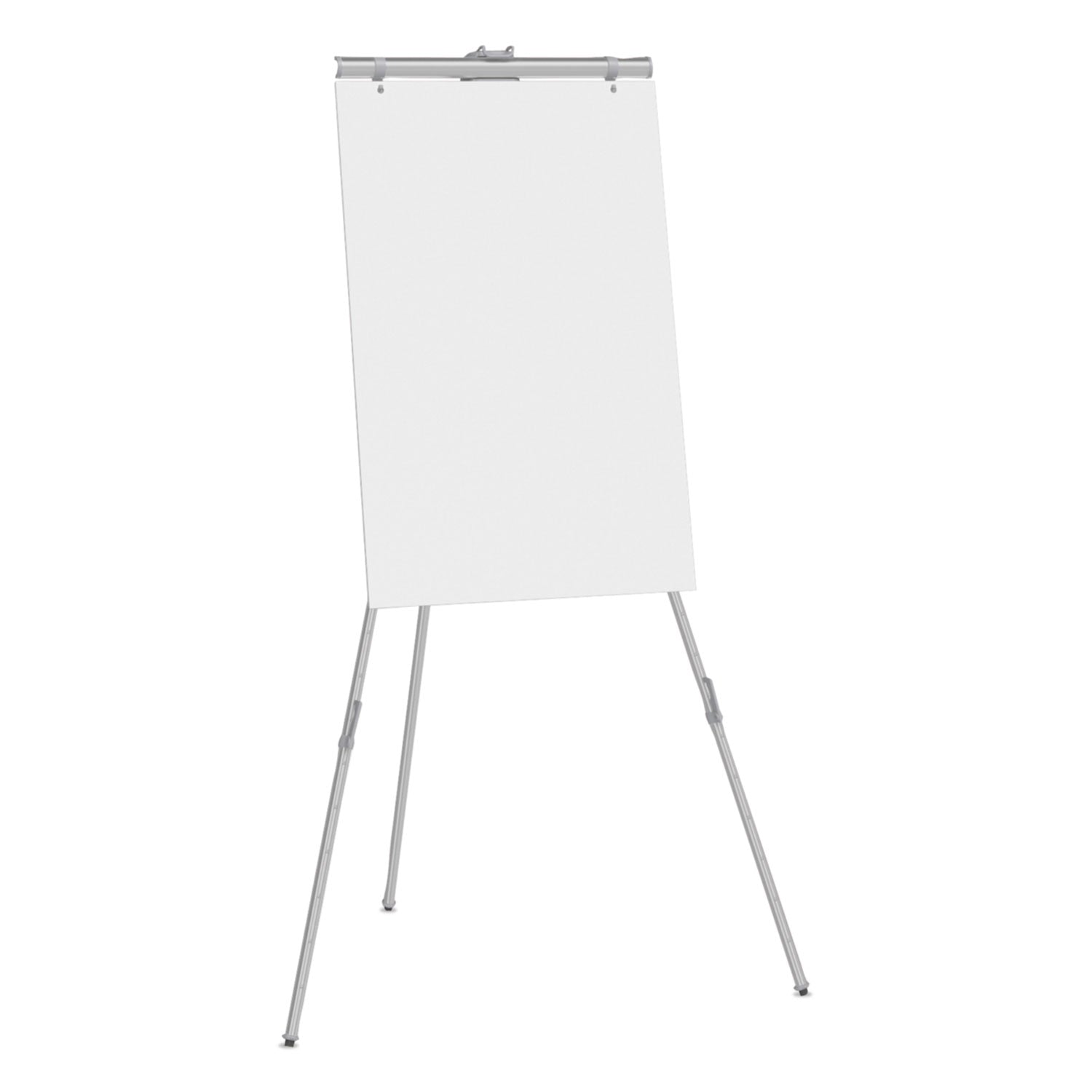 Quartet® Aluminum Heavy-Duty Display Easel, 38" To 66" High, Aluminum, Silver