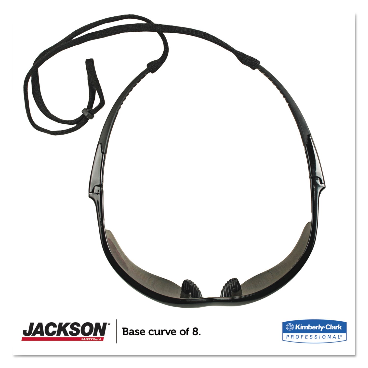 KleenGuard™ Nemesis Readers Safety Glasses, Smoke Frame, Smoke Polycarbonate Lens