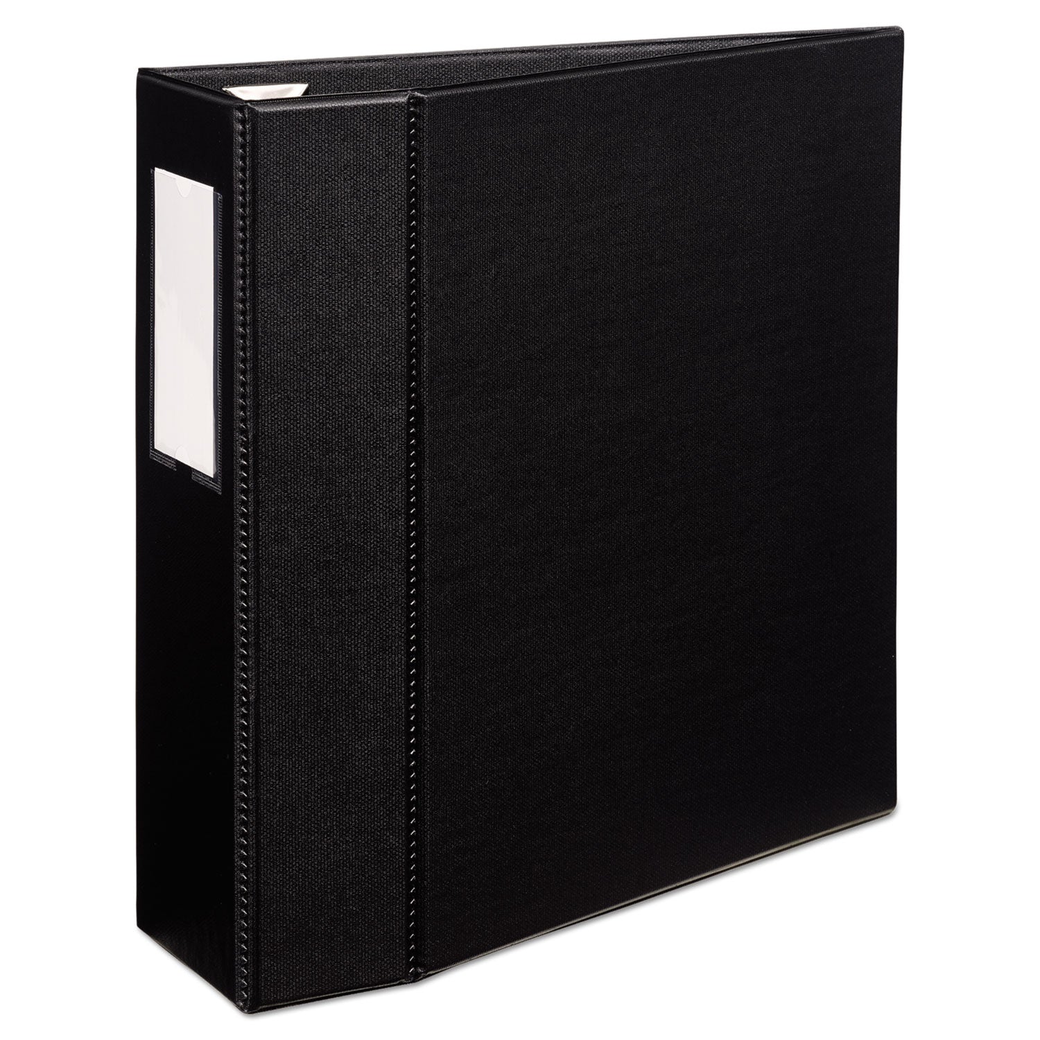 Avery® Heavy-Duty Non-View Binder With Durahinge, Three Locking One Touch Ezd Rings And Spine Label, 4" Capacity, 11 X 8.5, Black