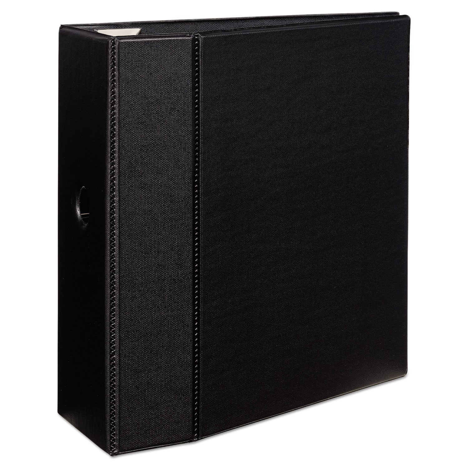 Avery® Heavy-Duty Non-View Binder With Durahinge, Locking One Touch Ezd Rings And Thumb Notch, 3 Rings, 5" Capacity, 11 X 8.5, Black